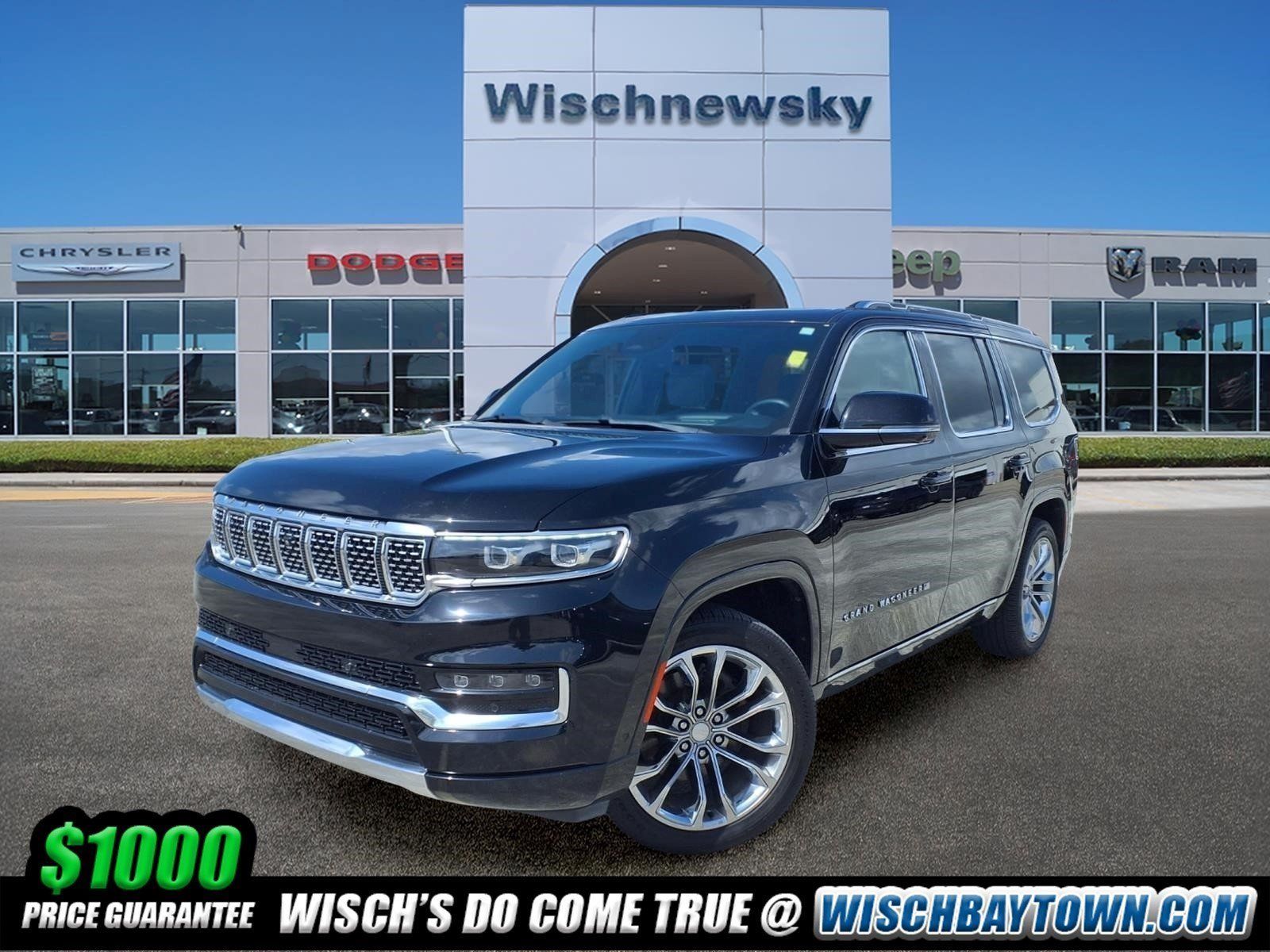 2022 Jeep Grand Wagoneer Series II Black at Bravo Nissan