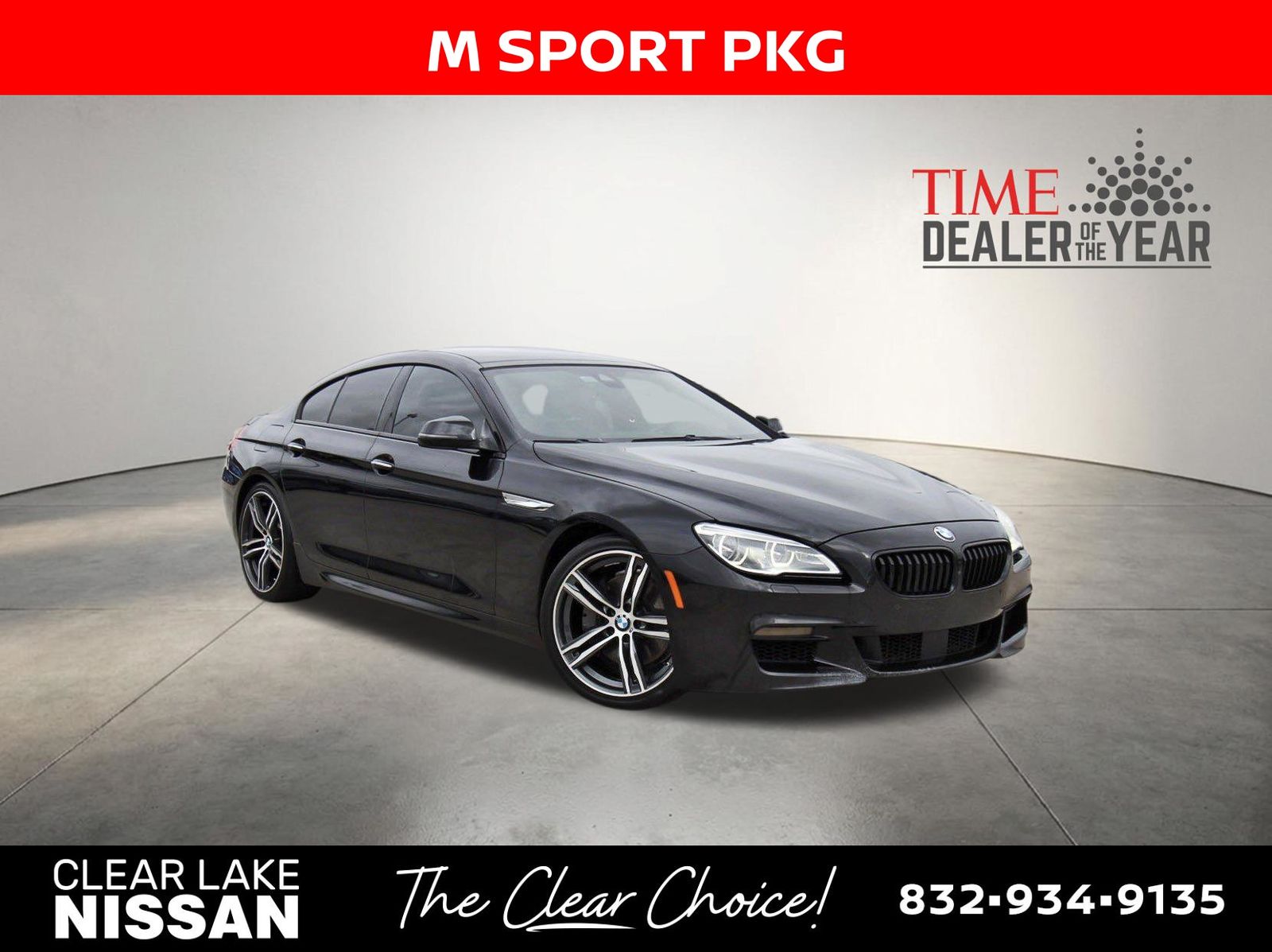 Black Sapphire Metallic 2018 BMW 6 Series 650i Gran Coupe RWD Sedan Rear-Wheel Drive 8-Speed Automatic