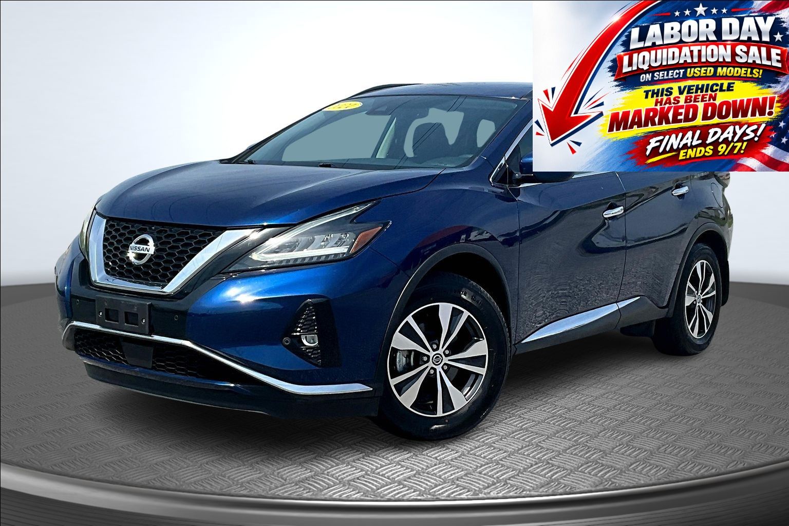 Deep Blue Pearl 2021 Nissan Murano SUV / Crossover All-Wheel Drive Continuously Variable Transmission