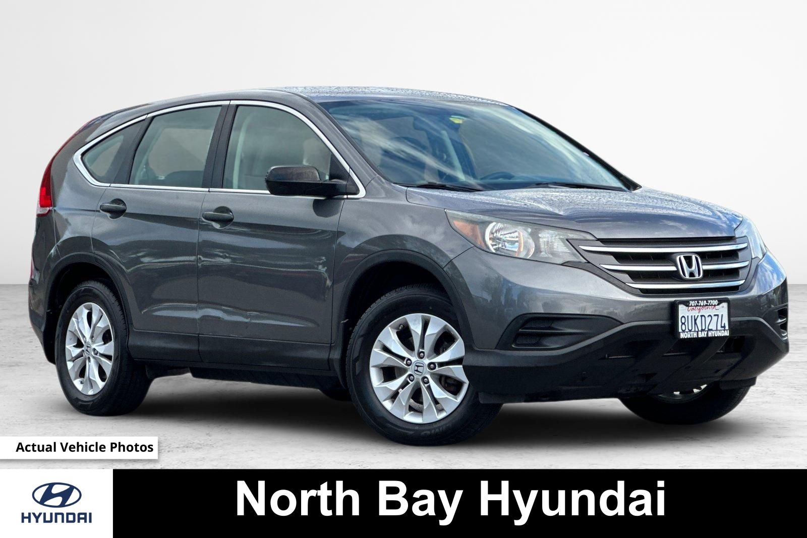 Gray 2014 Honda CR-V LX AWD SUV / Crossover All-Wheel Drive 5-Speed Automatic
