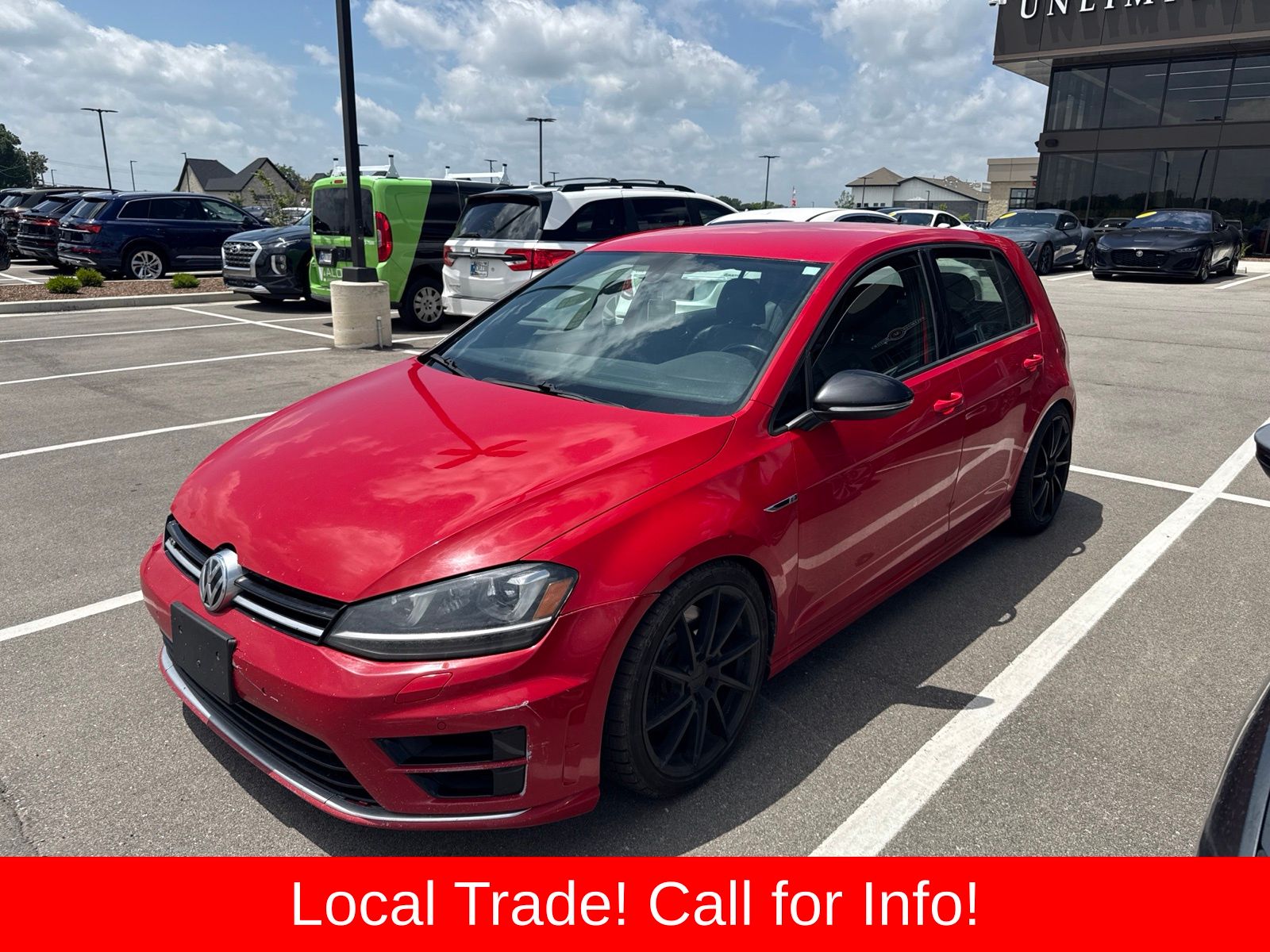 Tornado Red 2015 Volkswagen Golf R Hatchback All-Wheel Drive 6-Speed Dual Clutch