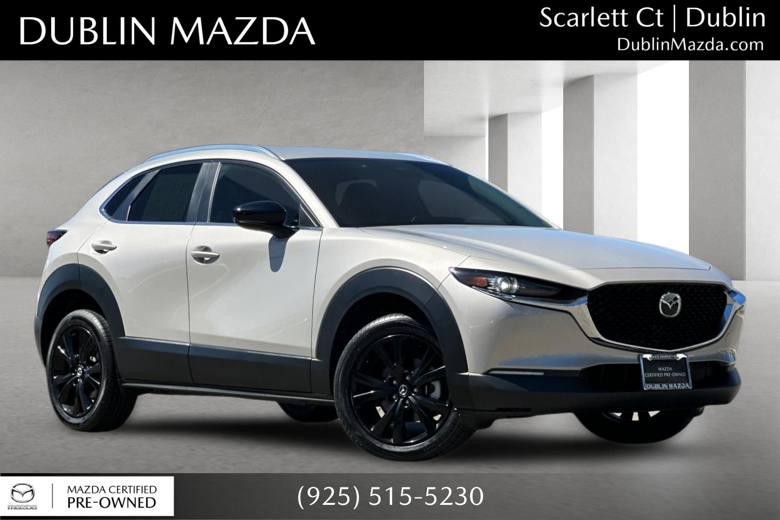 Gray (Platinum Quartz Metallic) 2024 Mazda CX-30 SUV / Crossover All-Wheel Drive 6-Speed Automatic