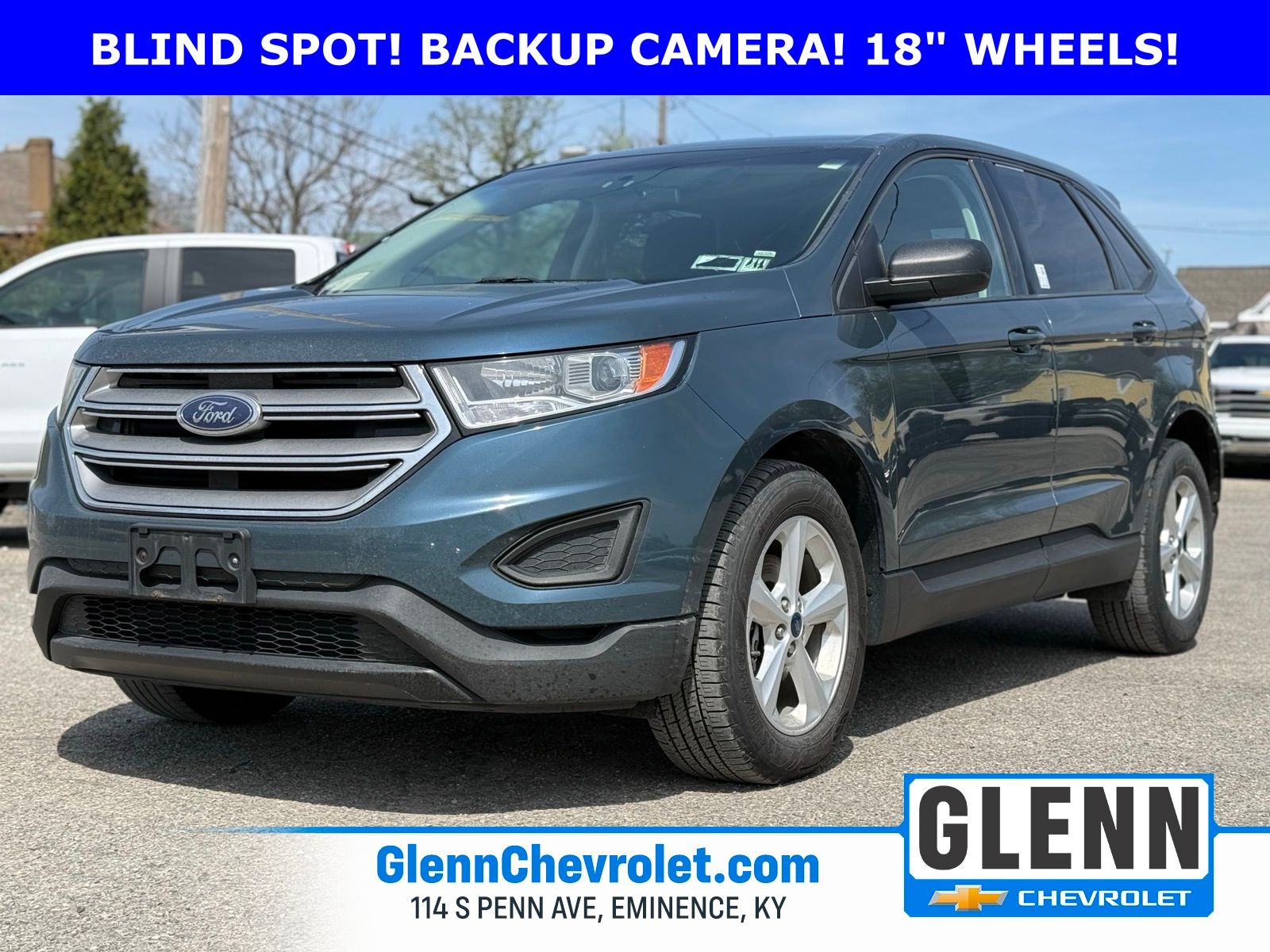 Blue Metallic 2016 Ford Edge SE SUV / Crossover Front-Wheel Drive 6-Speed Automatic