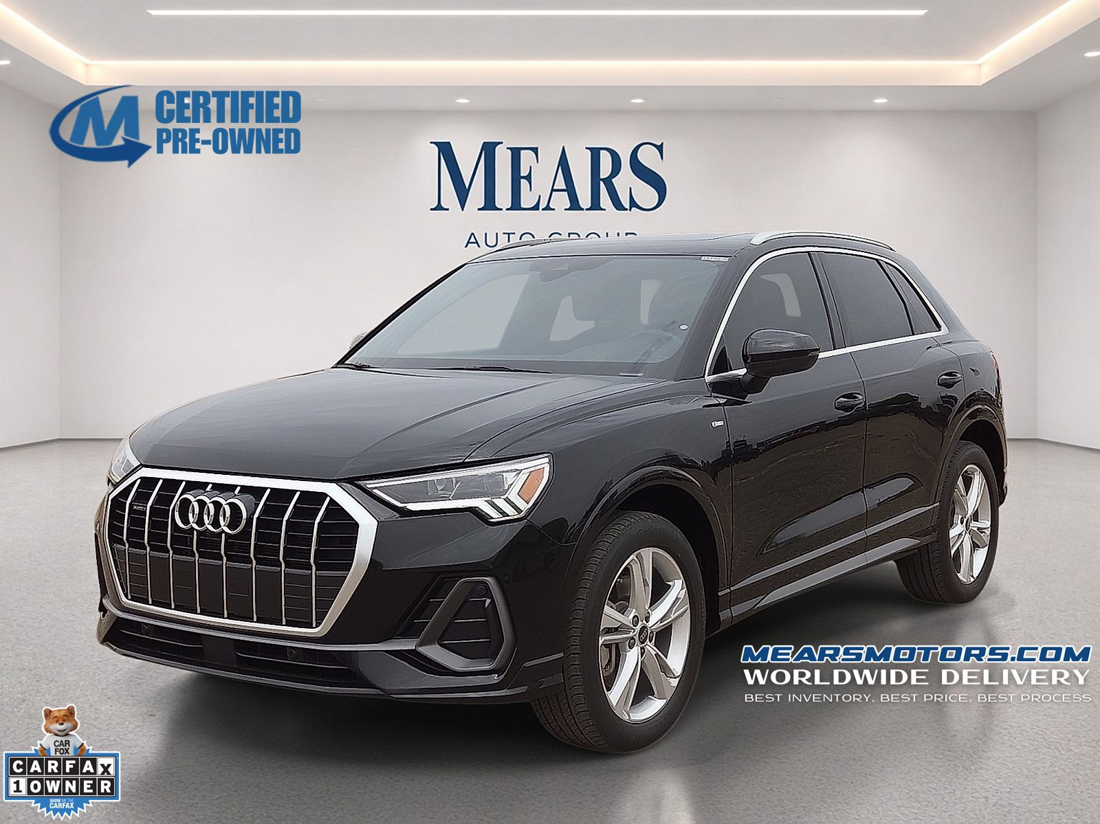Mythos Black Metallic 2023 Audi Q3 SUV / Crossover All-Wheel Drive 8-Speed Automatic