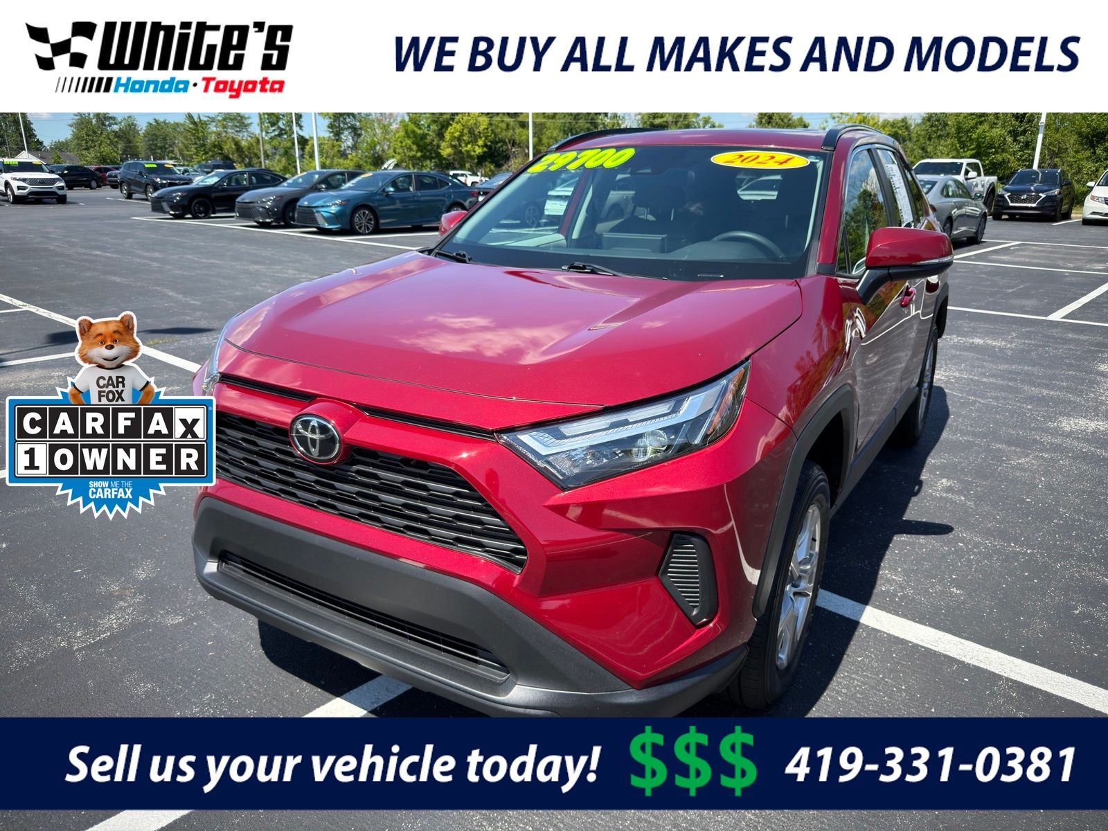 Pearl 2024 Toyota RAV4 SUV / Crossover All-Wheel Drive 8-Speed Automatic