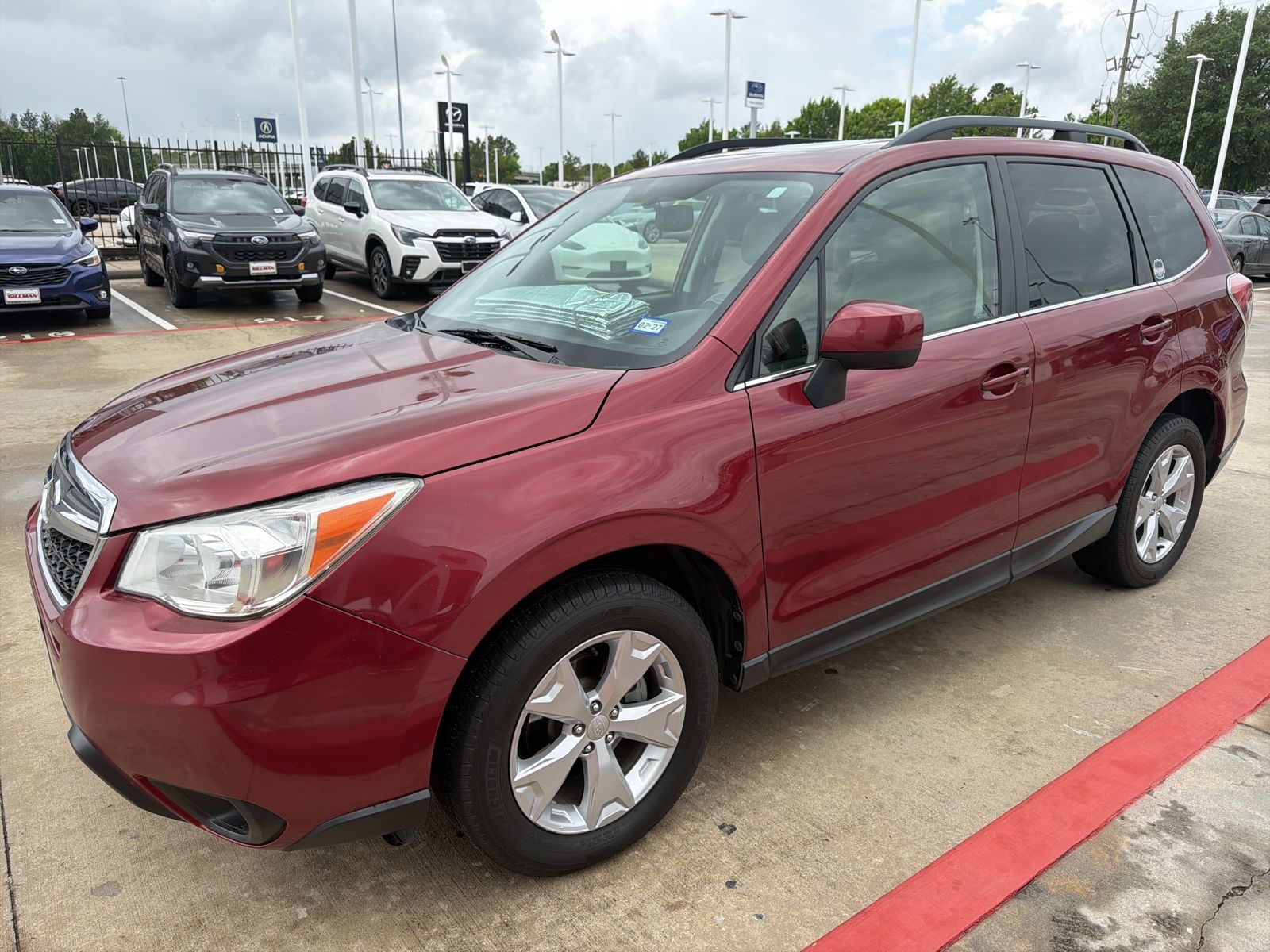 Red 2015 Subaru Forester 2.5i Limited SUV / Crossover All-Wheel Drive Continuously Variable Transmission