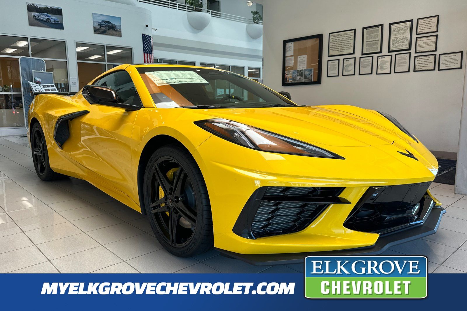 Competition Yellow 2026 Chevrolet Corvette Coupe Rear-Wheel Drive 8-Speed Dual Clutch