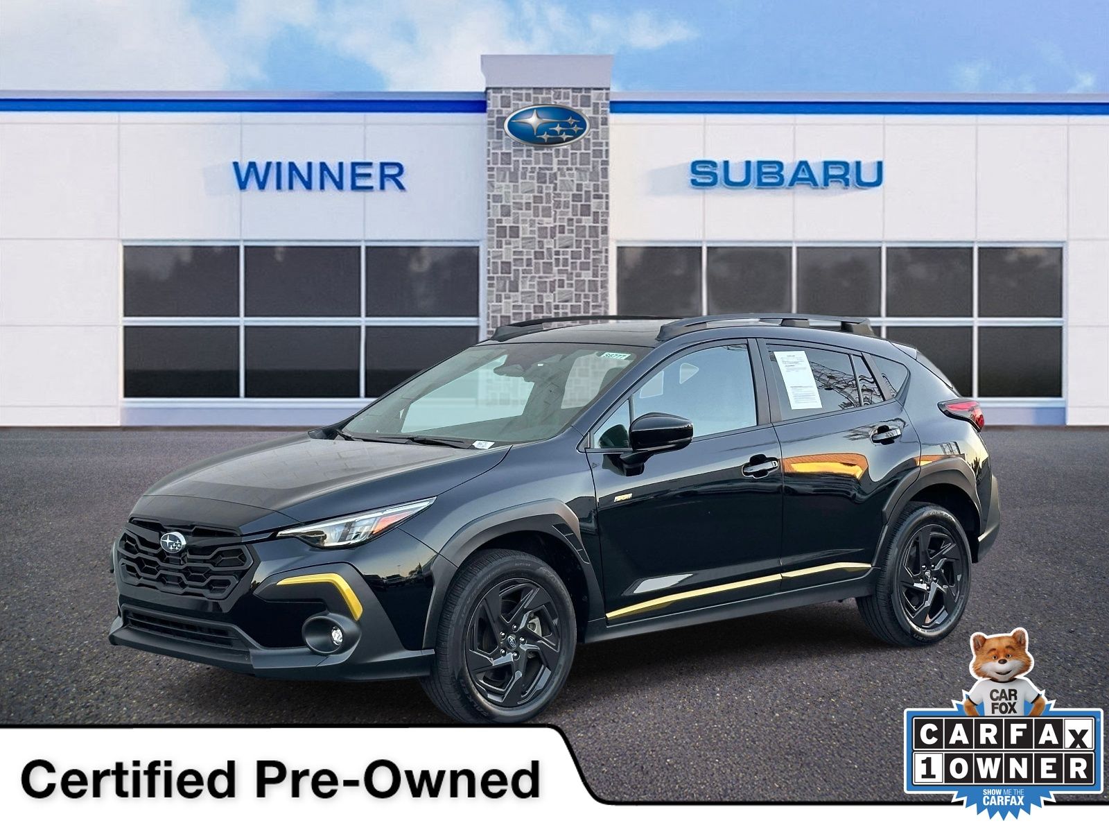 Crystal Black Silica 2025 Subaru Crosstrek SUV / Crossover All-Wheel Drive Continuously Variable Transmission