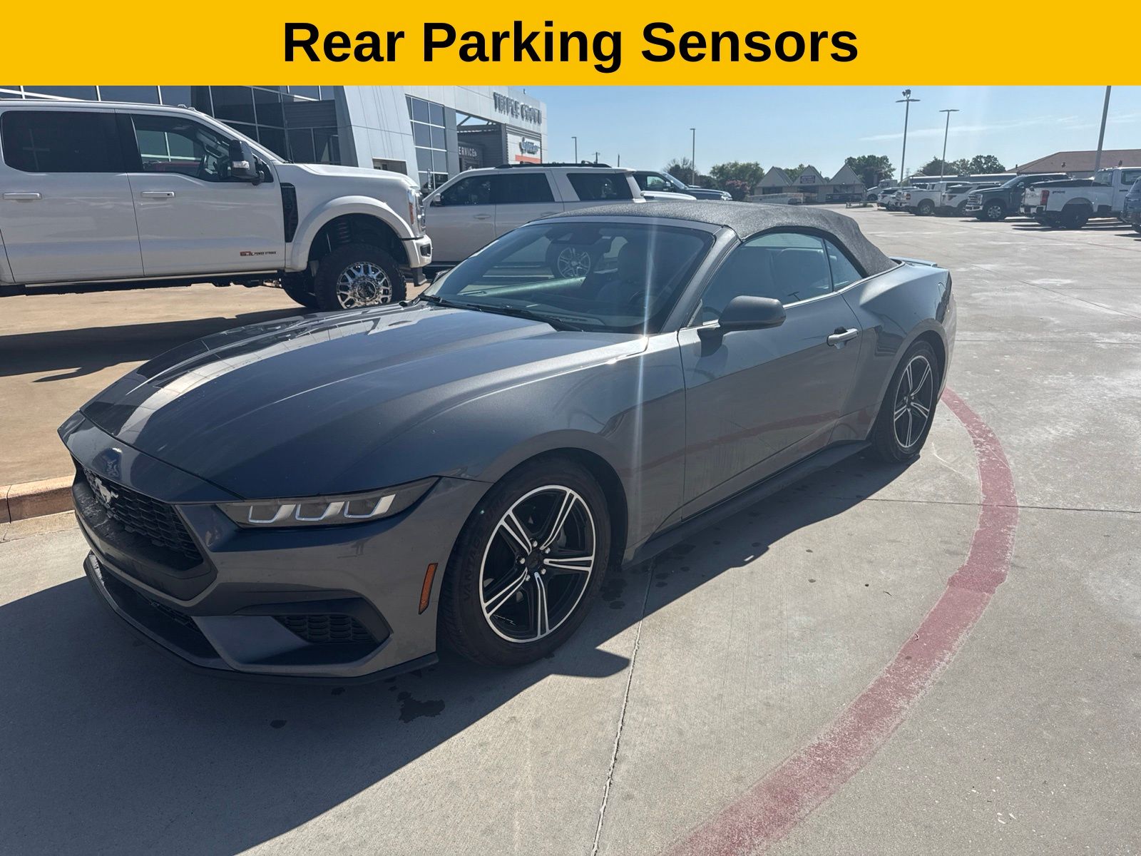 Carbonized Gray Metallic 2024 Ford Mustang Convertible Rear-Wheel Drive Automatic