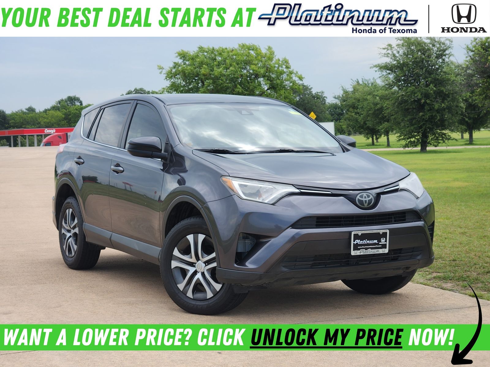 Magnetic Gray Metallic 2018 Toyota RAV4 SUV / Crossover Front-Wheel Drive 6-Speed Automatic