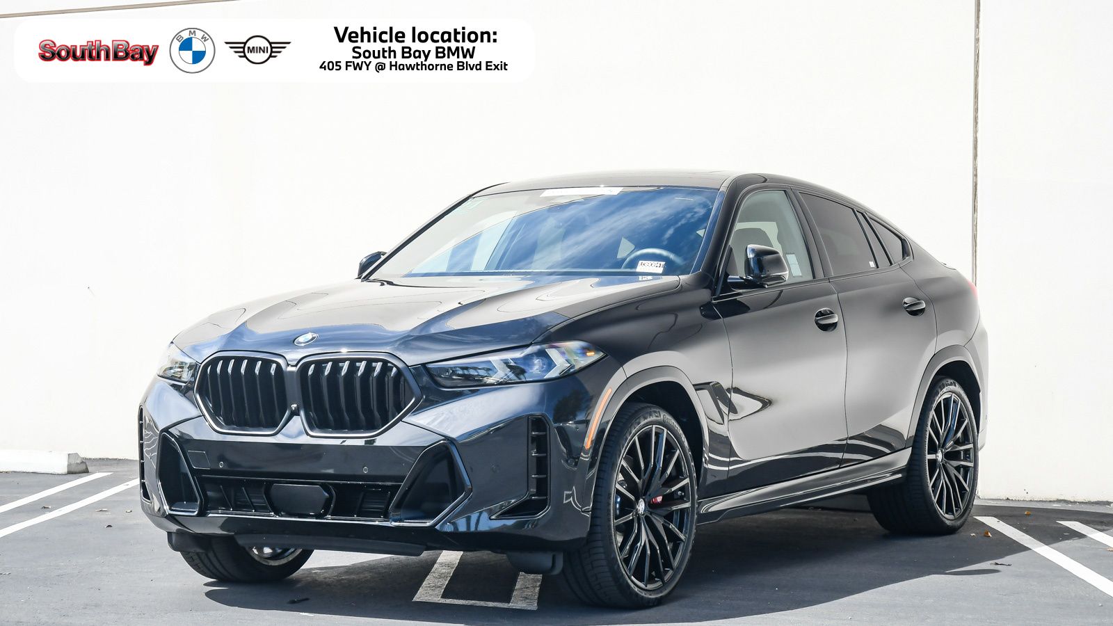 Black Sapphire Metallic 2024 BMW X6 SUV / Crossover All-Wheel Drive 8-Speed Automatic