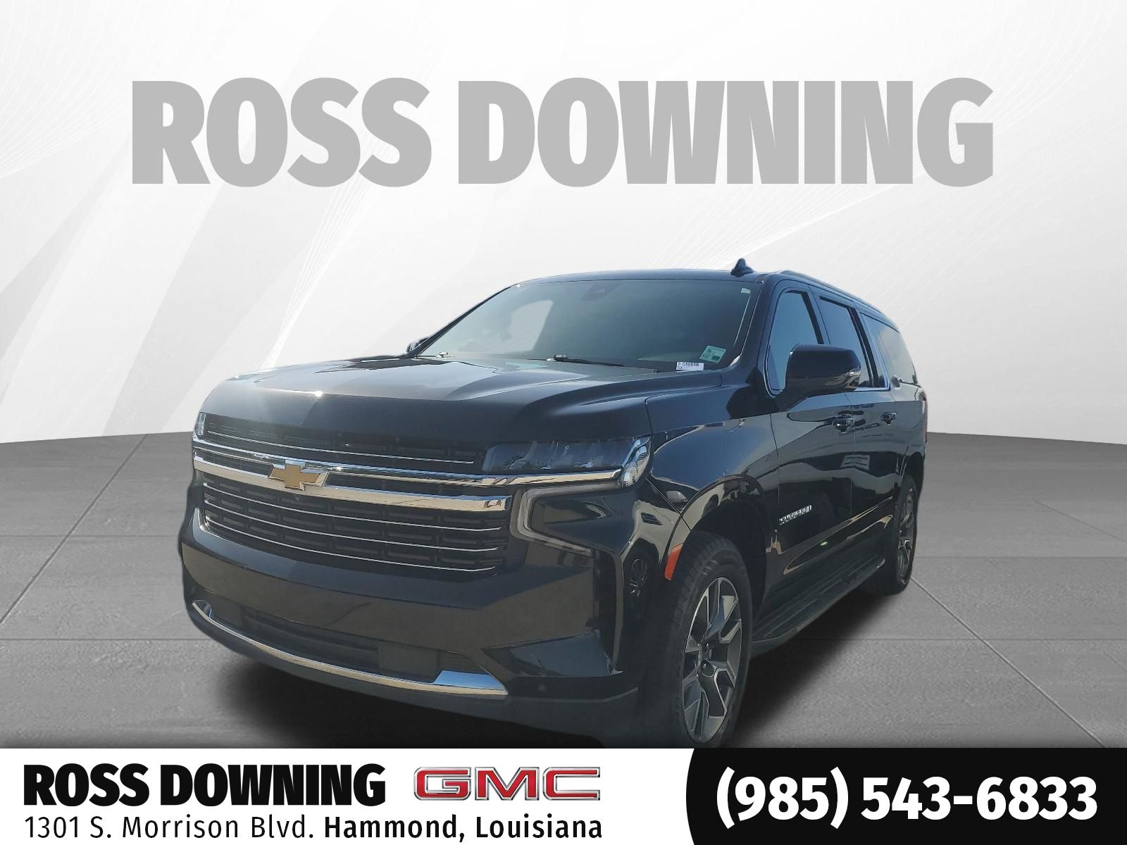 Black 2021 Chevrolet Suburban LT RWD SUV / Crossover 4X2