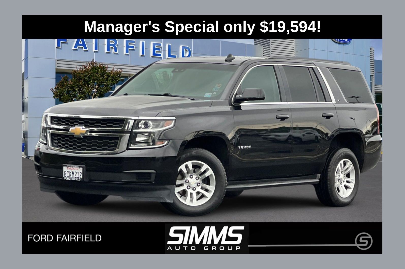 2016 Chevrolet Tahoe LT RWD