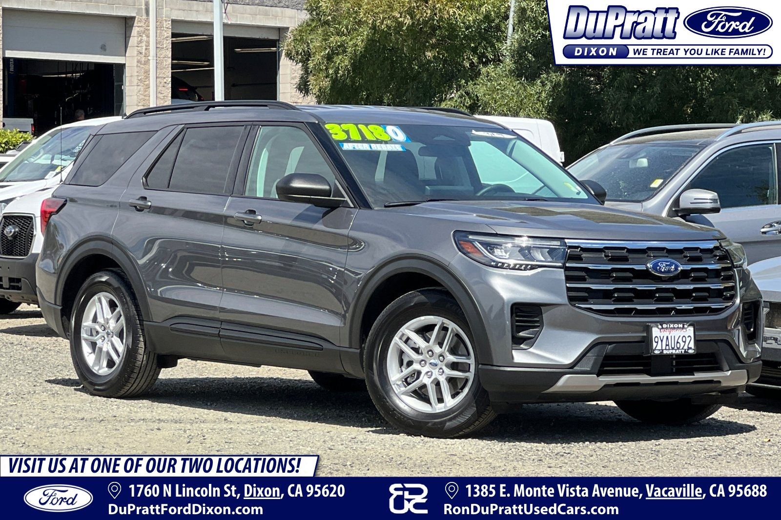 Gray Metallic 2026 Ford Explorer SUV / Crossover Rear-Wheel Drive Automatic