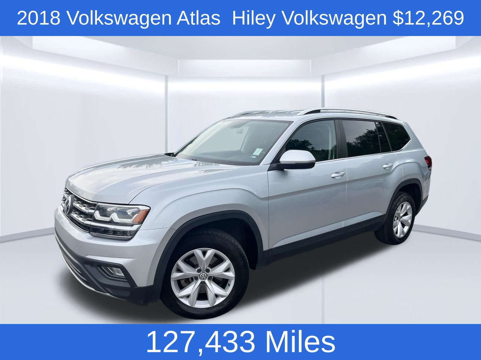 Reflex Silver Metallic 2018 Volkswagen Atlas SUV / Crossover Front-Wheel Drive 8-Speed Automatic