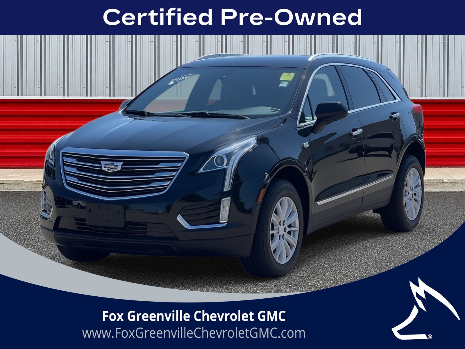 Stellar Black Metallic 2018 Cadillac XT5 SUV / Crossover Front-Wheel Drive 8-Speed Automatic