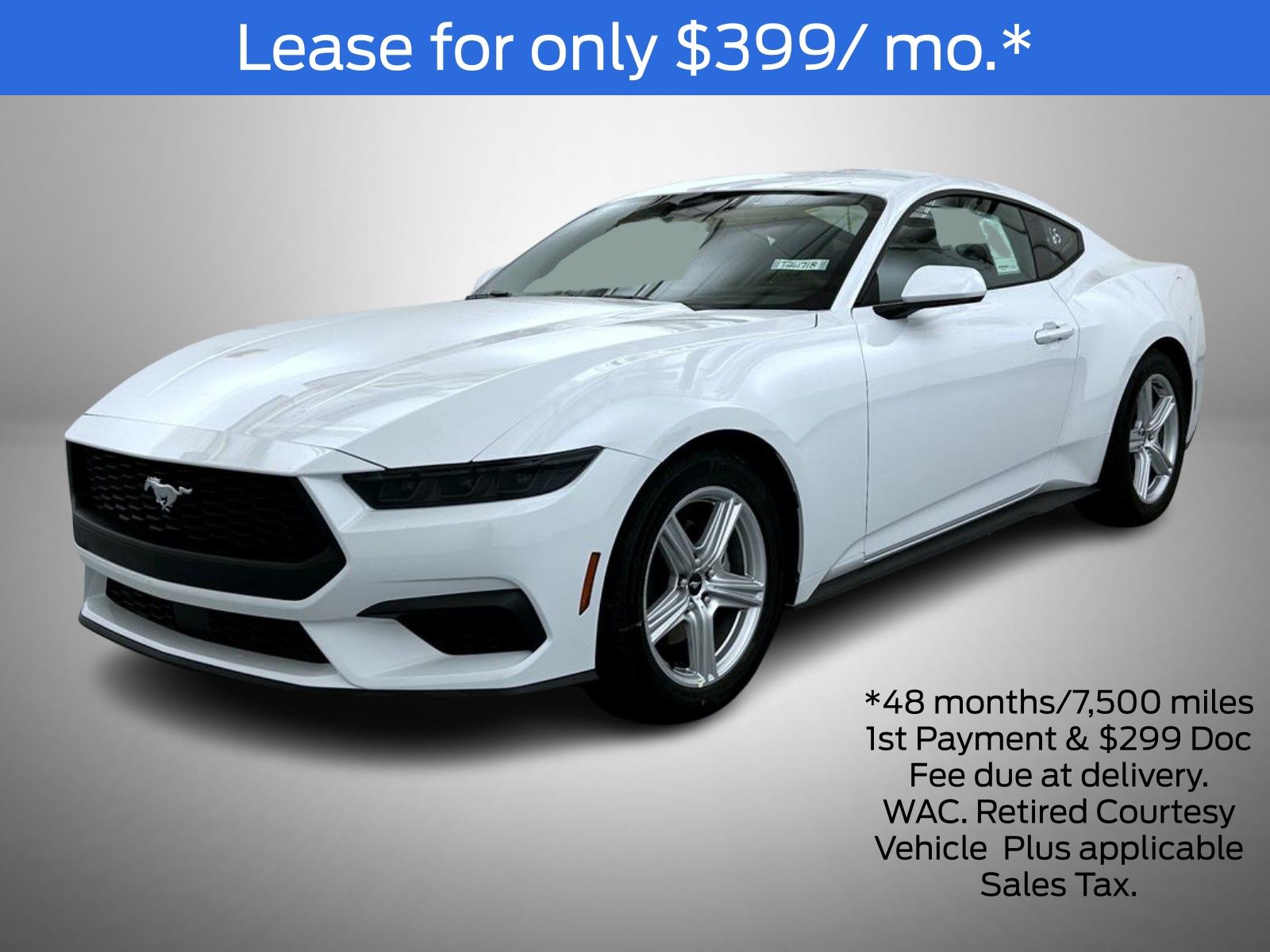Oxford White 2026 Ford Mustang Coupe Rear-Wheel Drive Automatic