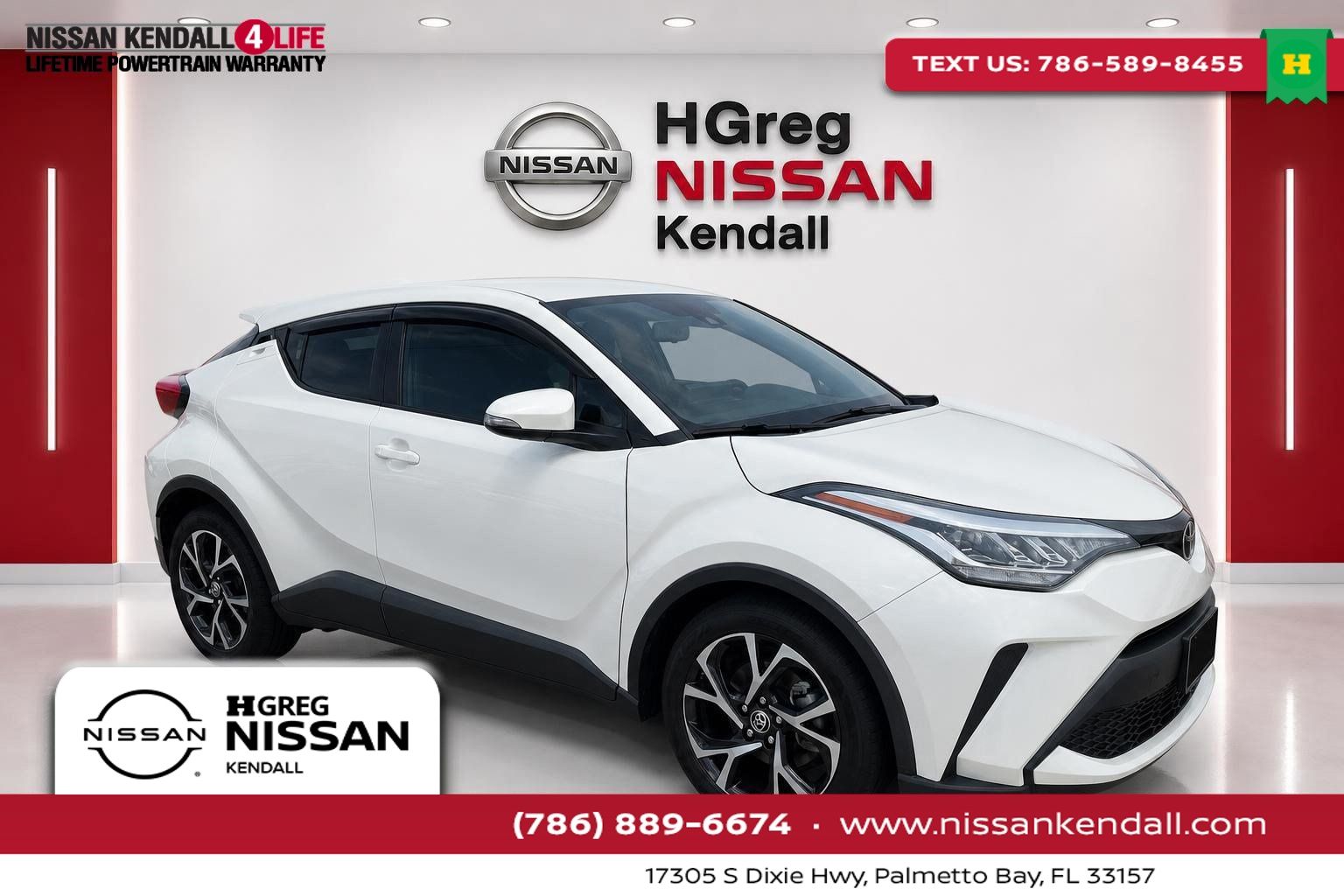 White (Blizzard Pearl) 2020 Toyota C-HR SUV / Crossover Front-Wheel Drive Continuously Variable Transmission