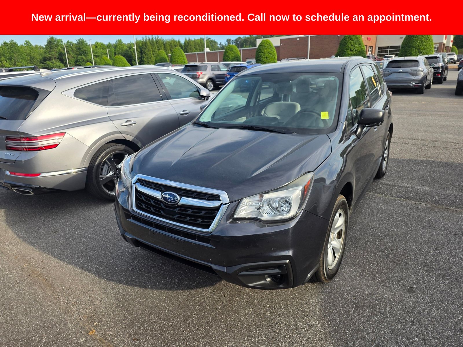 Dark Gray Metallic 2017 Subaru Forester 2.5i SUV / Crossover All-Wheel Drive 6-Speed Manual