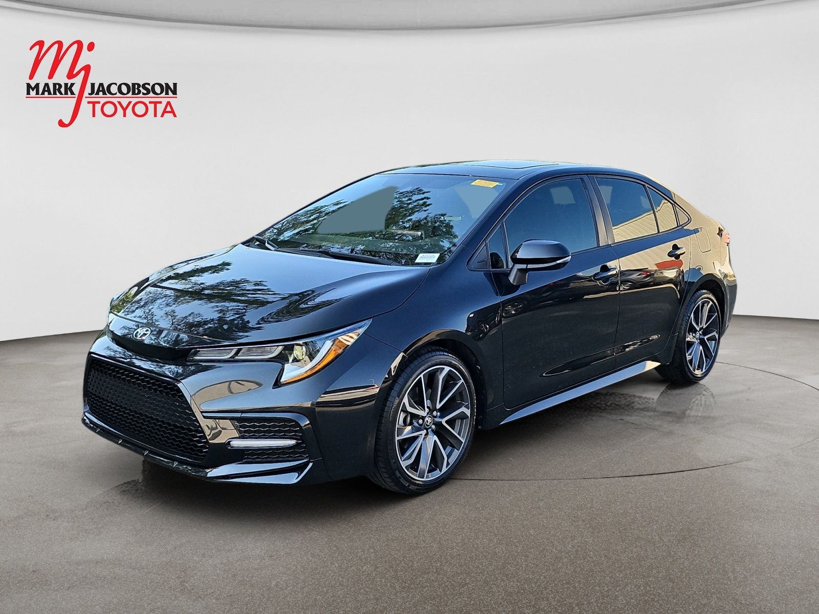 Black Sand Pearl 2022 Toyota Corolla XSE FWD Sedan Front-Wheel Drive Continuously Variable Transmission