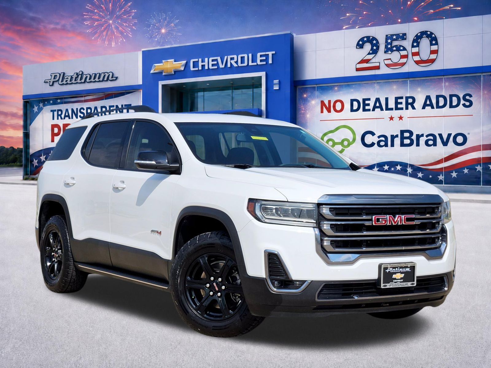 Summit White 2023 GMC Acadia SUV / Crossover Four-Wheel Drive 9-Speed Automatic