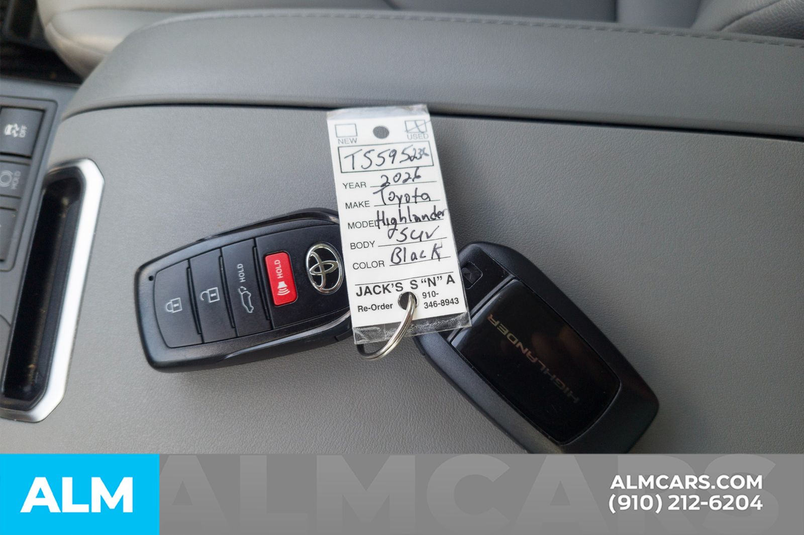 Used 2026 Midnight Black Metallic Toyota XLE image 16