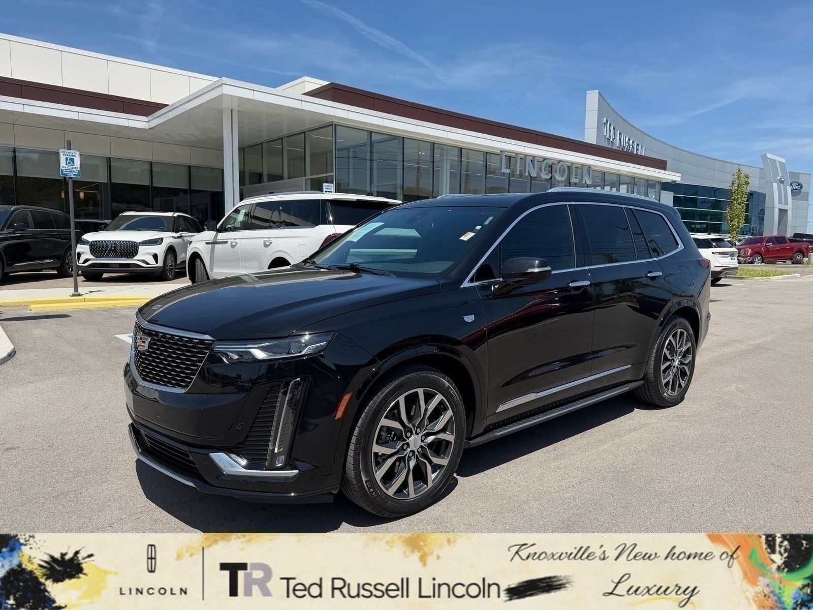 Black Metallic 2021 Cadillac XT6 Premium Luxury FWD SUV / Crossover Front-Wheel Drive 9-Speed Automatic