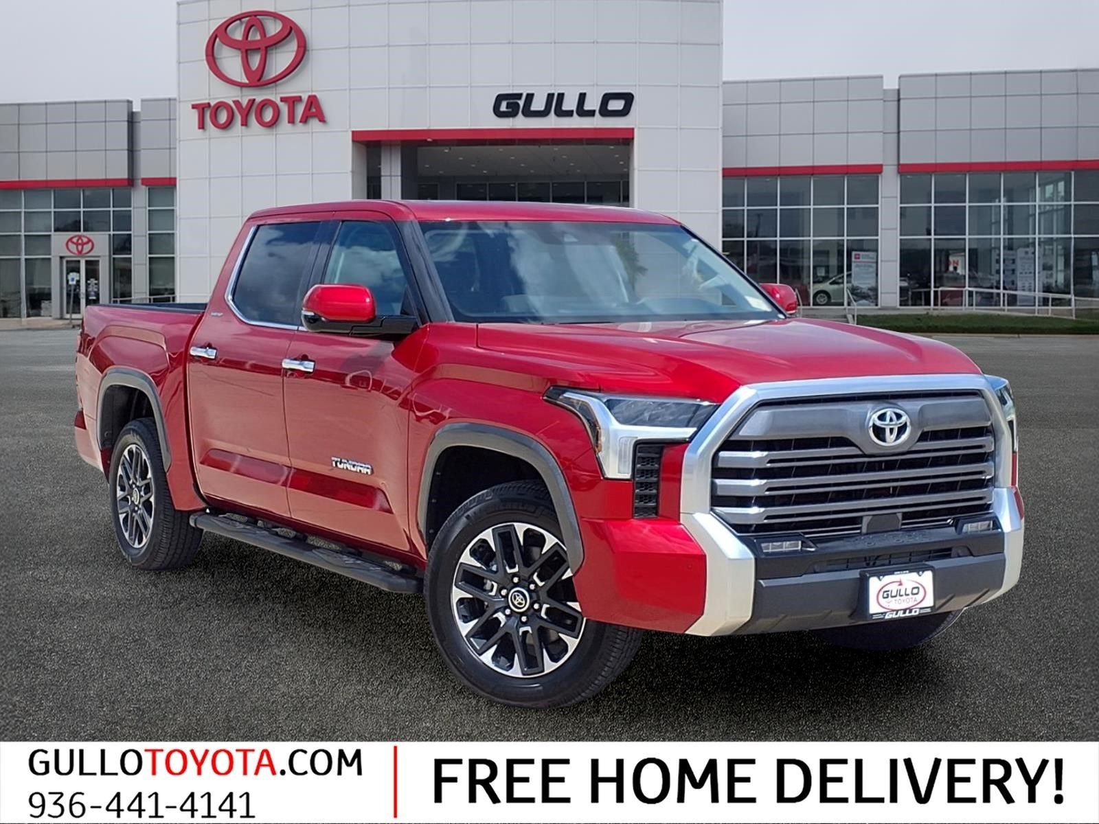 Supersonic Red 2023 Toyota Tundra Pickup Truck Four-Wheel Drive Automatic