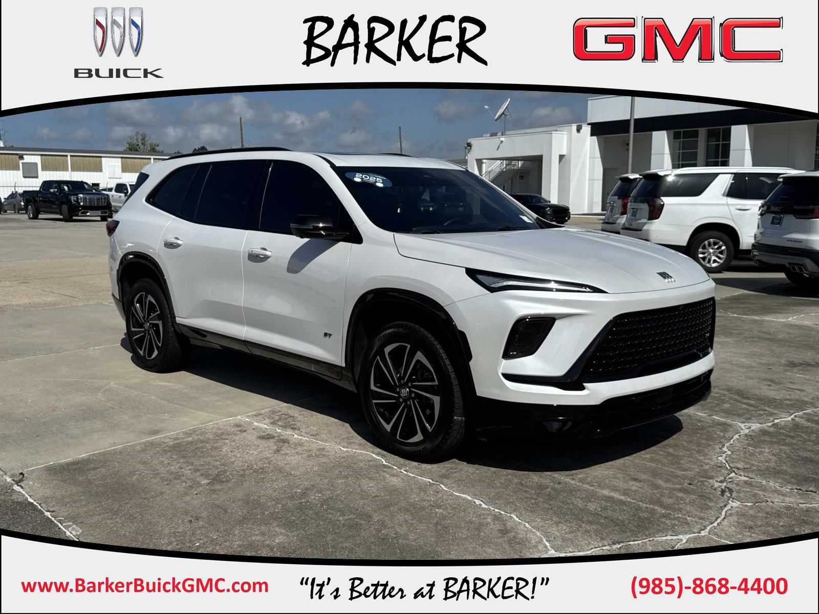 White Frost Tricoat 2025 Buick Enclave SUV / Crossover Front-Wheel Drive 8-Speed Automatic