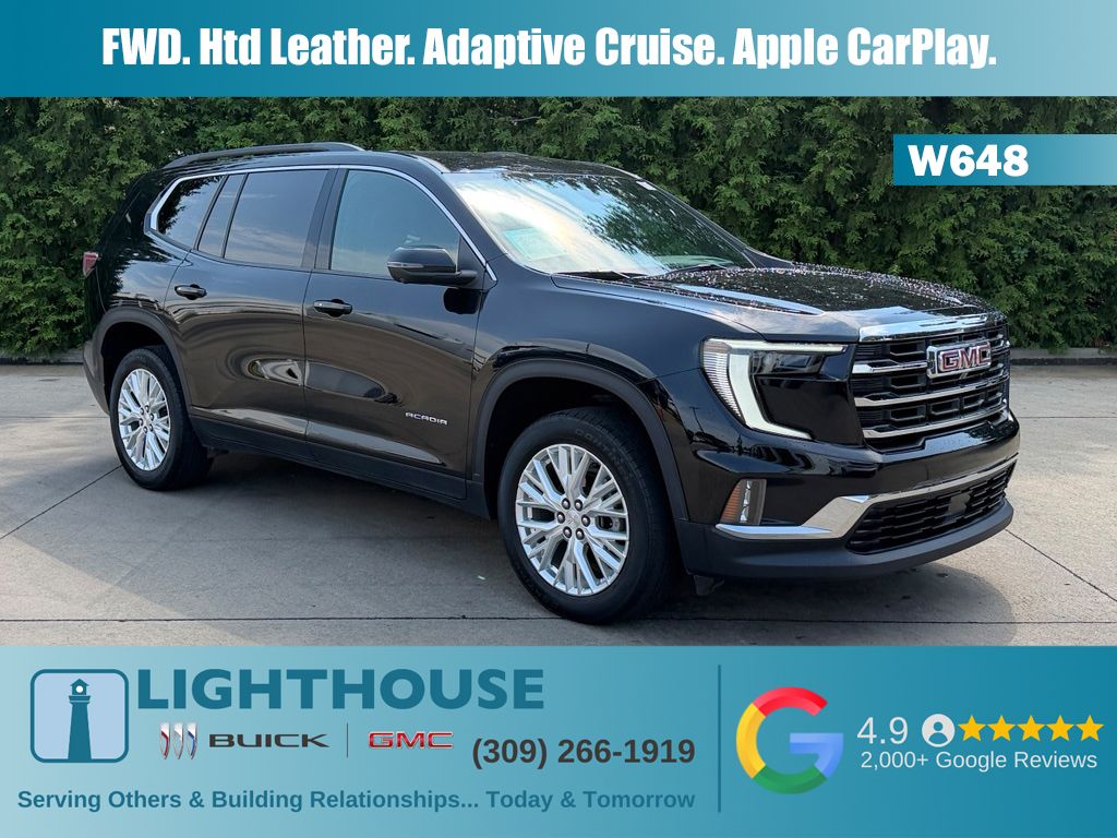Black (Ebony Twilight Metallic) 2024 GMC Acadia SUV / Crossover Front-Wheel Drive 8-Speed Automatic