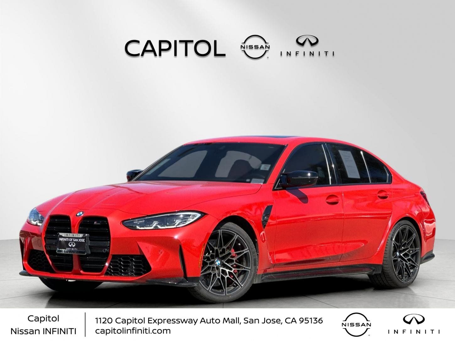 Toronto Red Metallic 2023 BMW M3 Competition RWD Sedan Rear-Wheel Drive 8-Speed Automatic