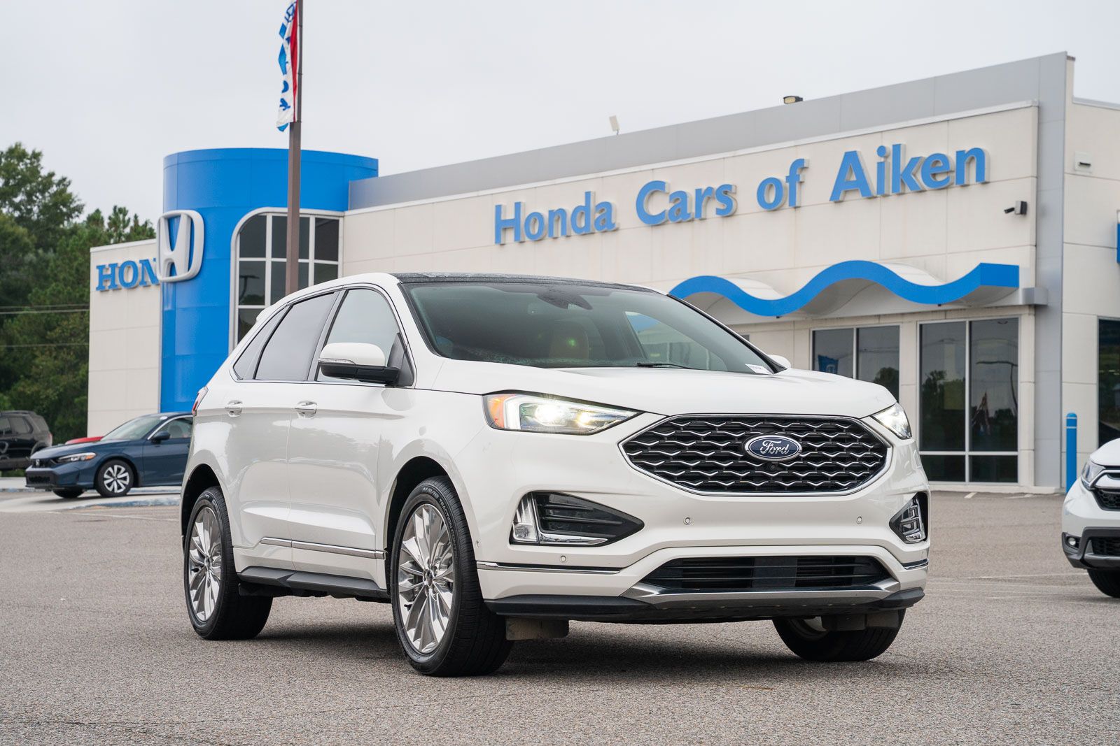 Oxford White 2024 Ford Edge SUV / Crossover All-Wheel Drive 8-Speed Automatic