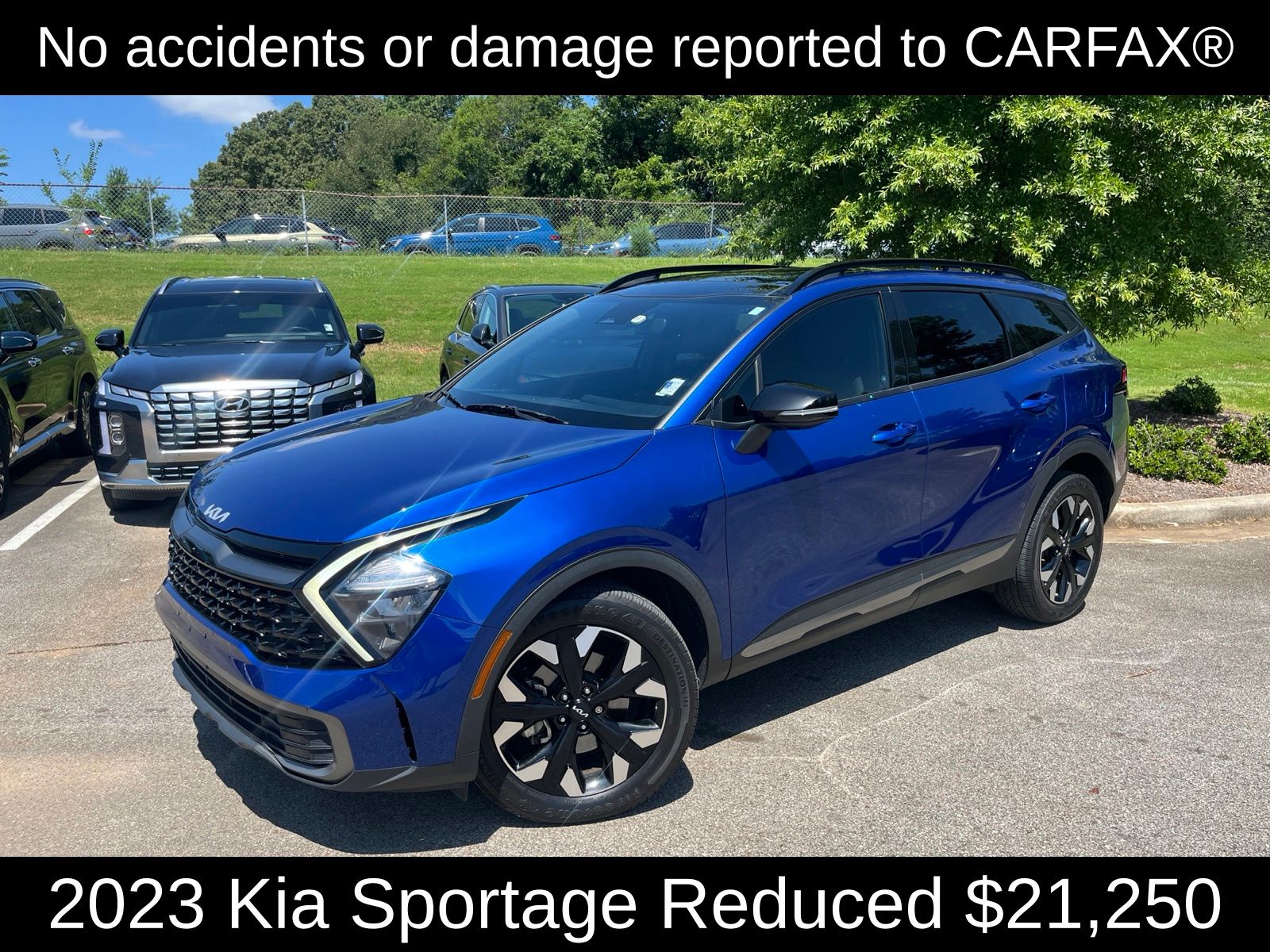Sapphire Blue 2023 Kia Sportage SUV / Crossover All-Wheel Drive 8-Speed Automatic
