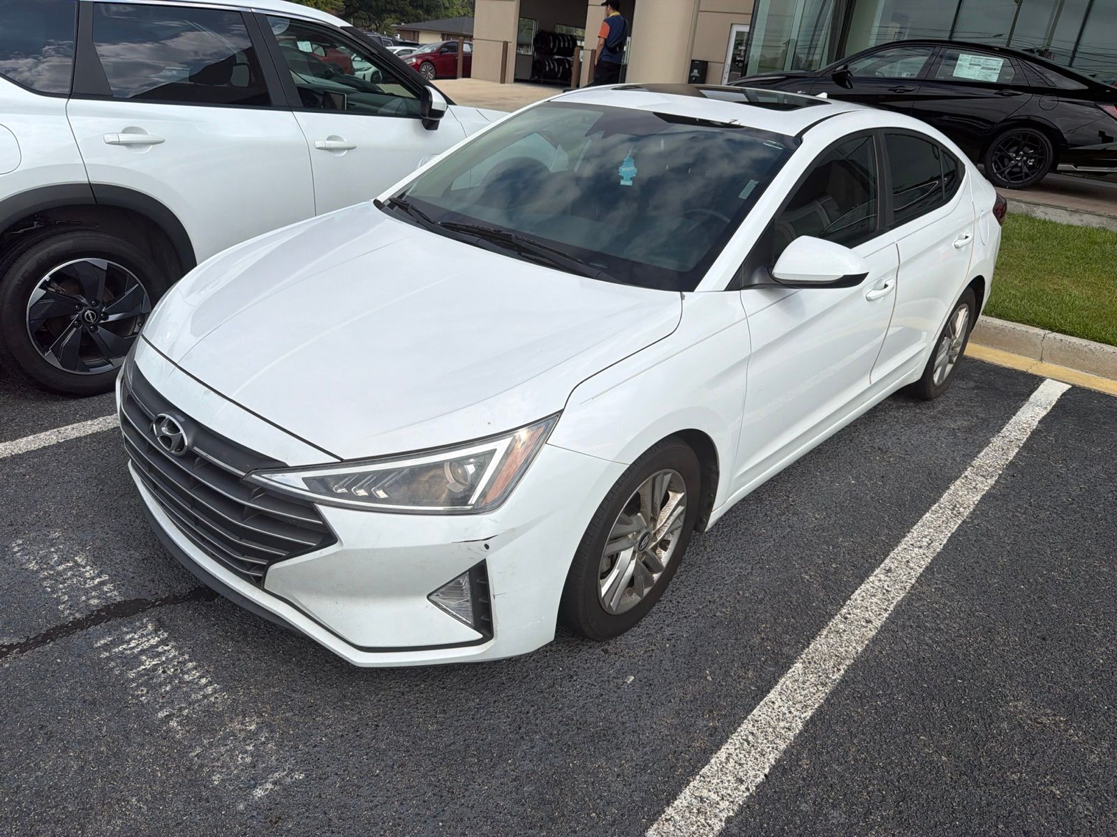 Used 2019 Hyundai Elantra Value Edition with VIN 5NPD84LF9KH454447 for sale in Warner Robins, GA