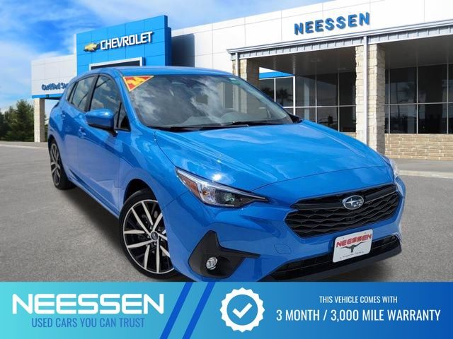 Blue Pearl 2024 Subaru Impreza Sport AWD Wagon All-Wheel Drive Continuously Variable Transmission