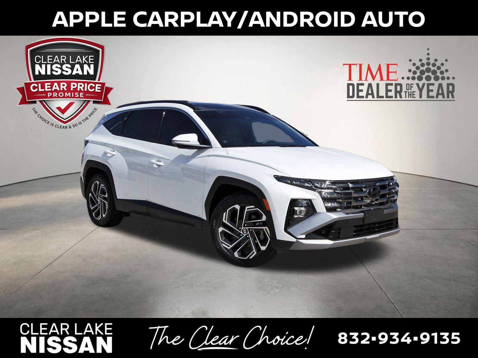 White Pearl 2026 Hyundai Tucson SUV / Crossover Front-Wheel Drive 8-Speed Automatic