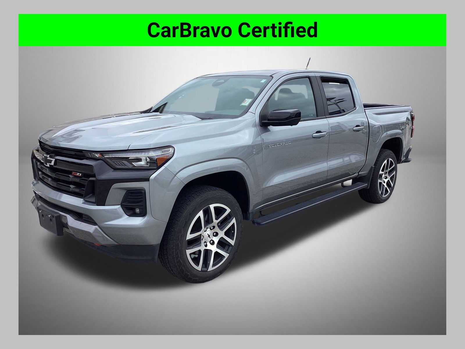 Sterling Gray Metallic 2023 Chevrolet Colorado Pickup Truck Four-Wheel Drive 8-Speed Automatic