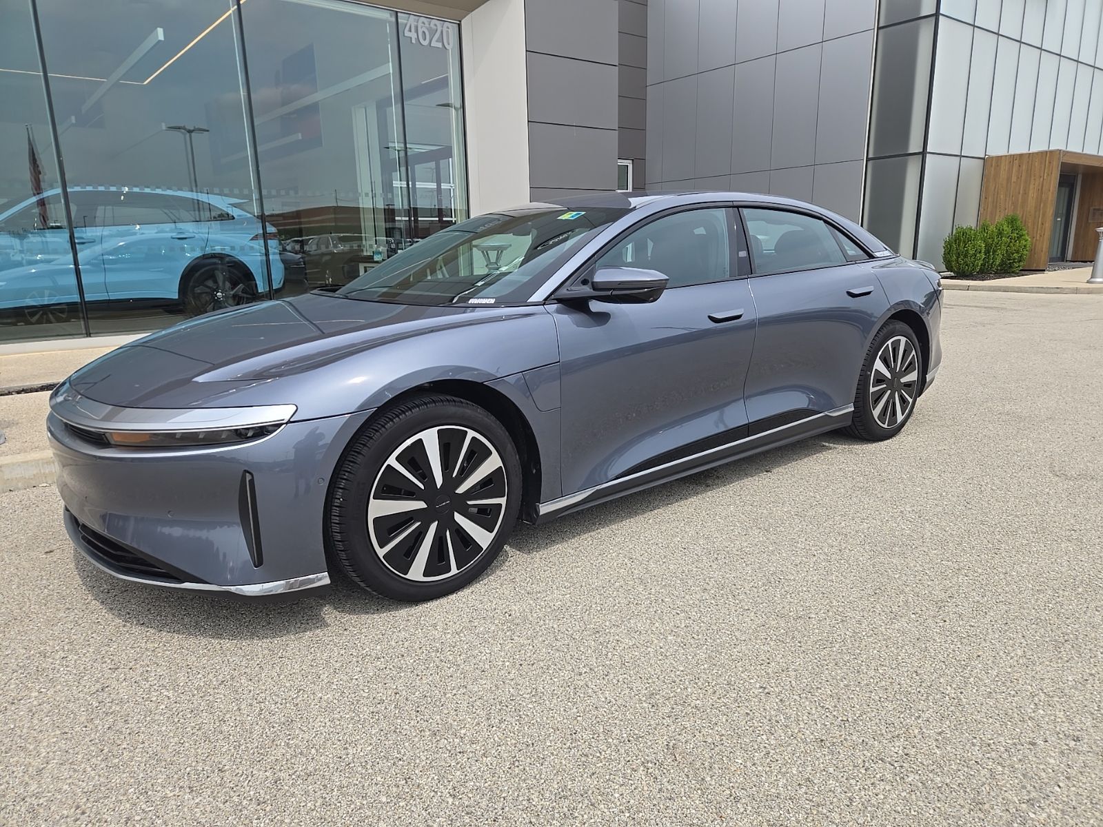 Fathom Blue Metallic 2023 Lucid Air Sedan All-Wheel Drive 1-Speed Automatic