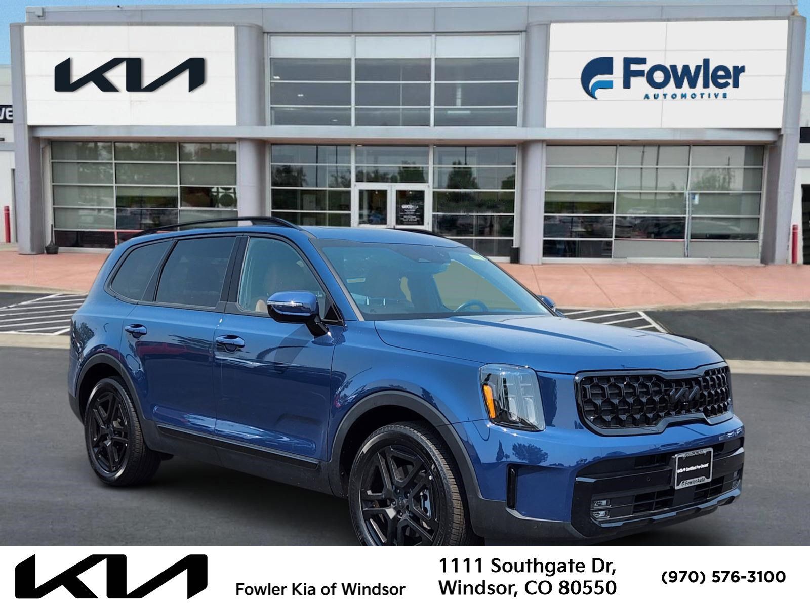 Midnight Lake Blue 2025 Kia Telluride SUV / Crossover All-Wheel Drive 8-Speed Automatic