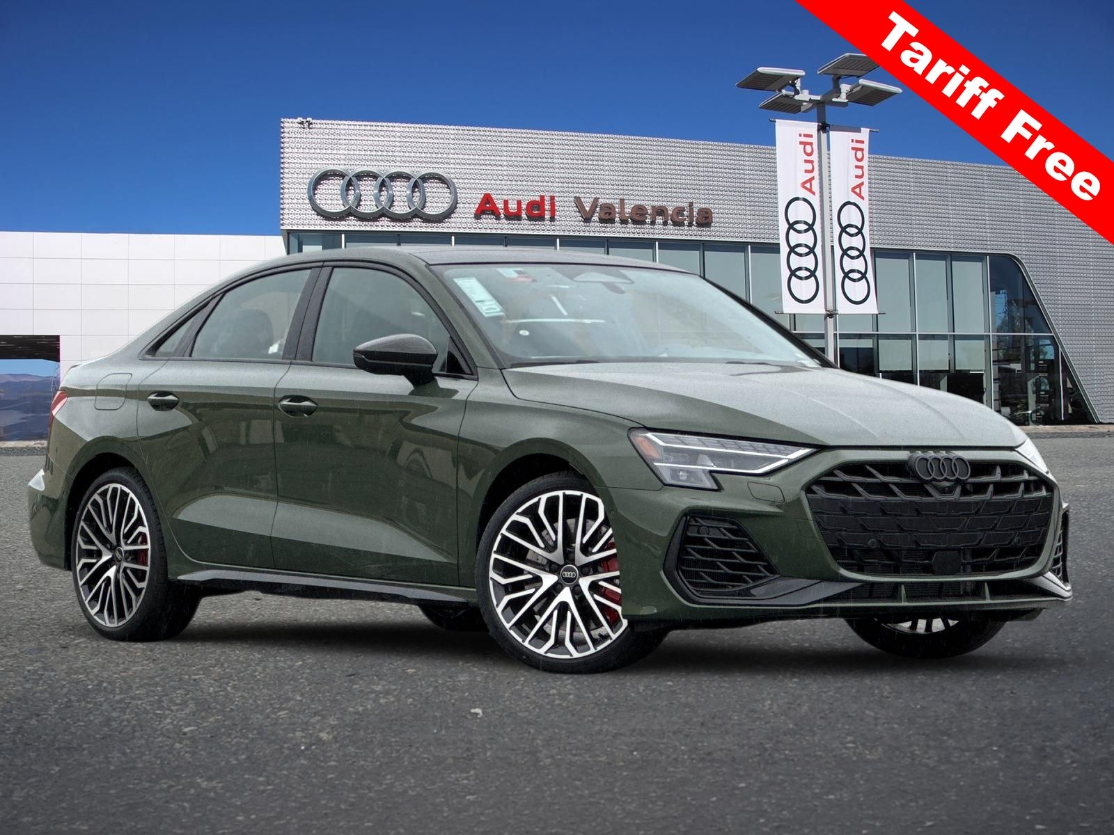 Green 2026 Audi S3 Sedan All-Wheel Drive 7-Speed Automatic