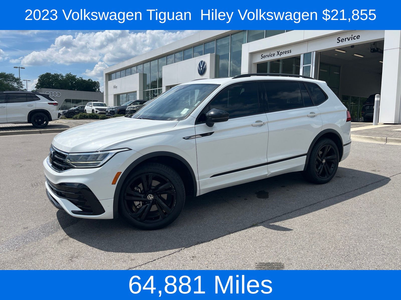Opal White Pearl 2023 Volkswagen Tiguan SUV / Crossover Front-Wheel Drive 8-Speed Automatic