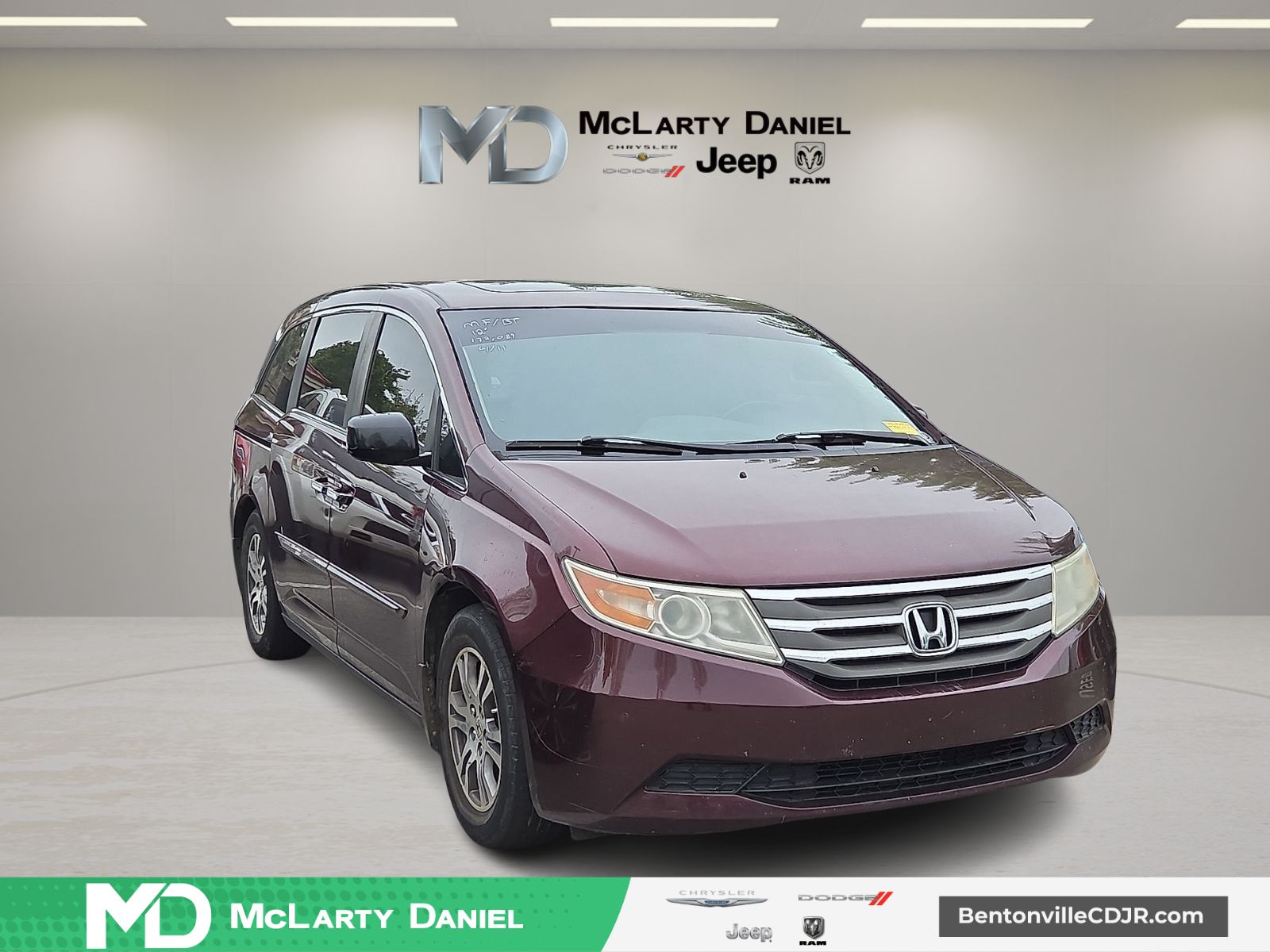 Dark Cherry Pearl II 2012 Honda Odyssey EX-L FWD Minivan Front-Wheel Drive 5-Speed Automatic