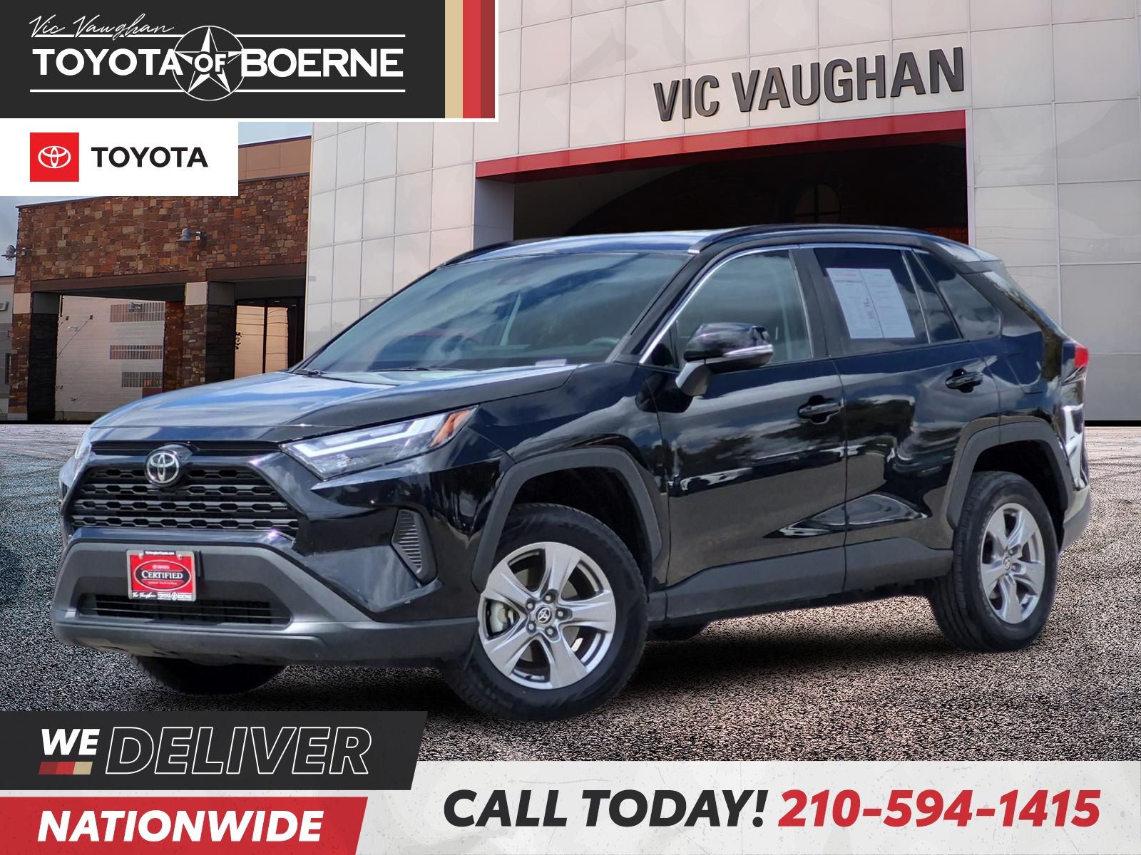 Midnight Black Metallic 2025 Toyota RAV4 SUV / Crossover Front-Wheel Drive 8-Speed Automatic