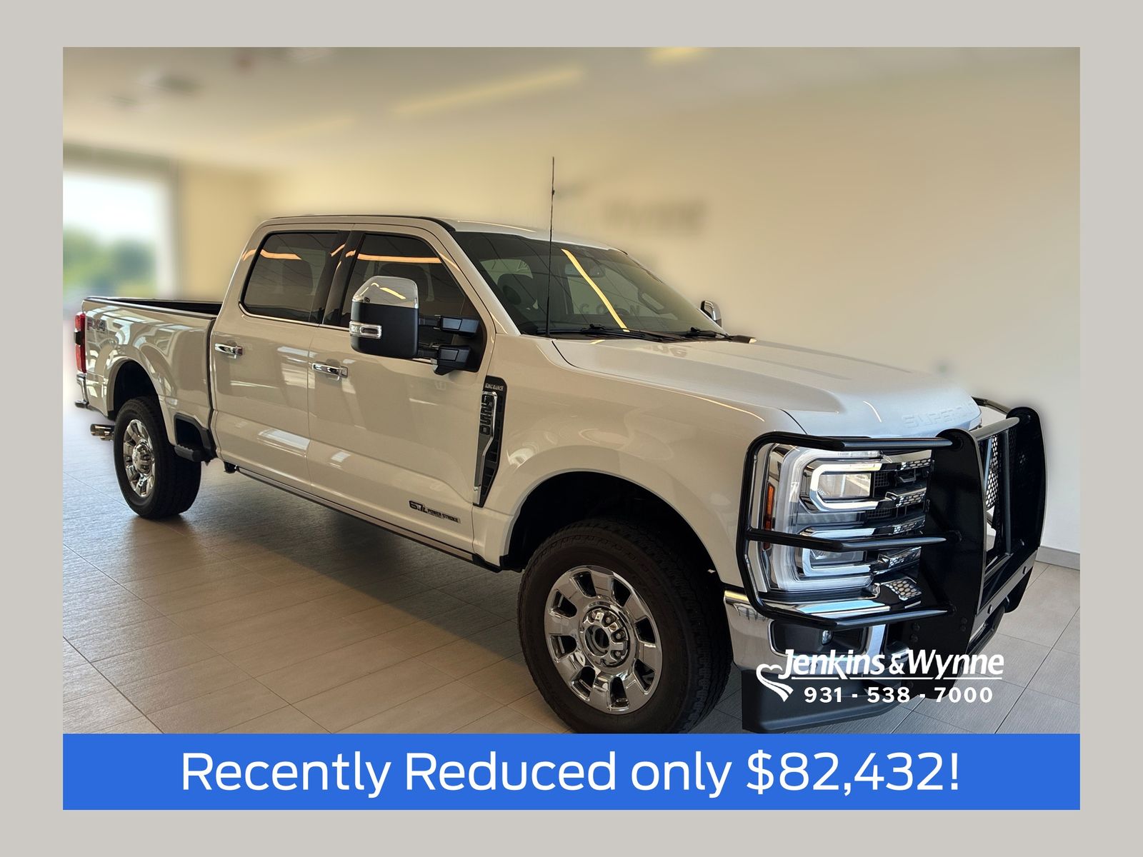 Star White Metallic Tri-Coat 2025 Ford F-250 Super Duty Pickup Truck Four-Wheel Drive Automatic