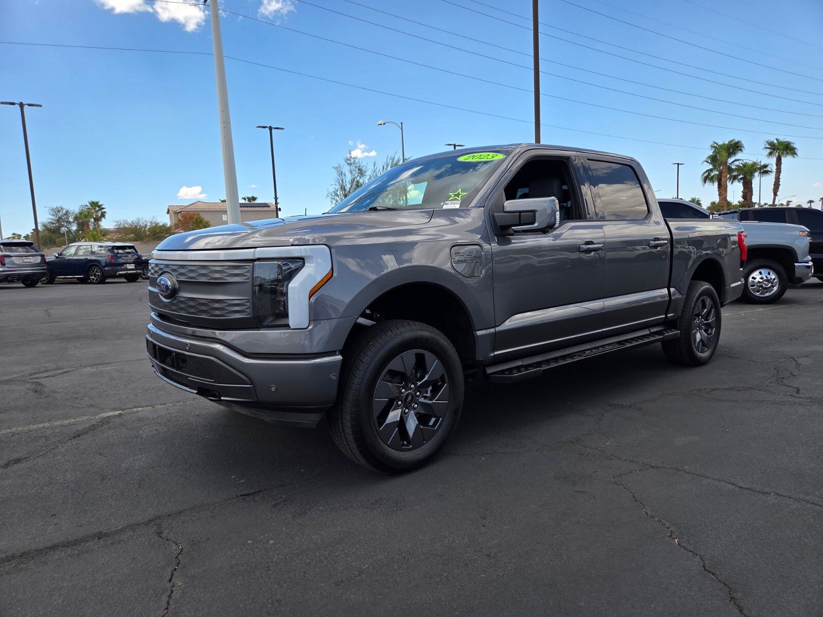 Certified 2023 Ford F-150 Lightning Lariat with VIN 1FT6W1EV3PWG08508 for sale in Henderson, NV