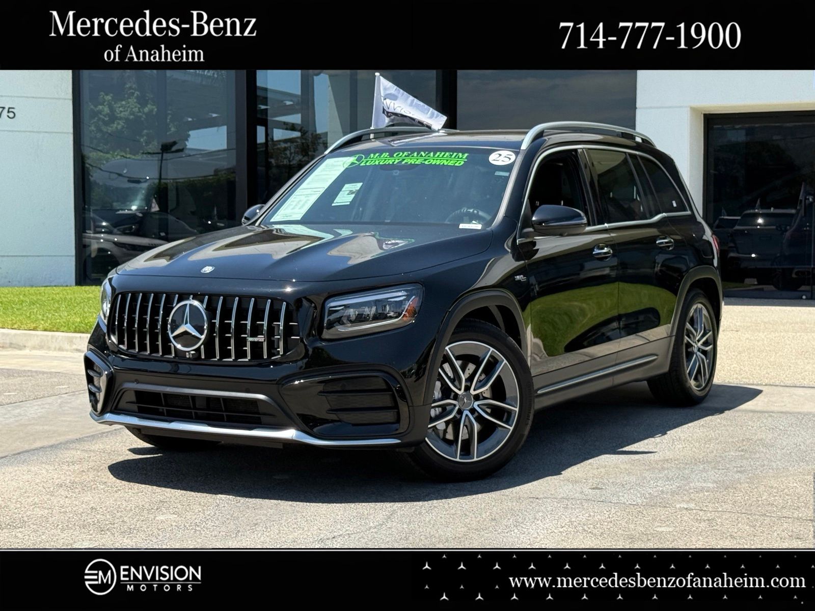 Black 2025 Mercedes-Benz GLB SUV / Crossover All-Wheel Drive 8-Speed Automatic