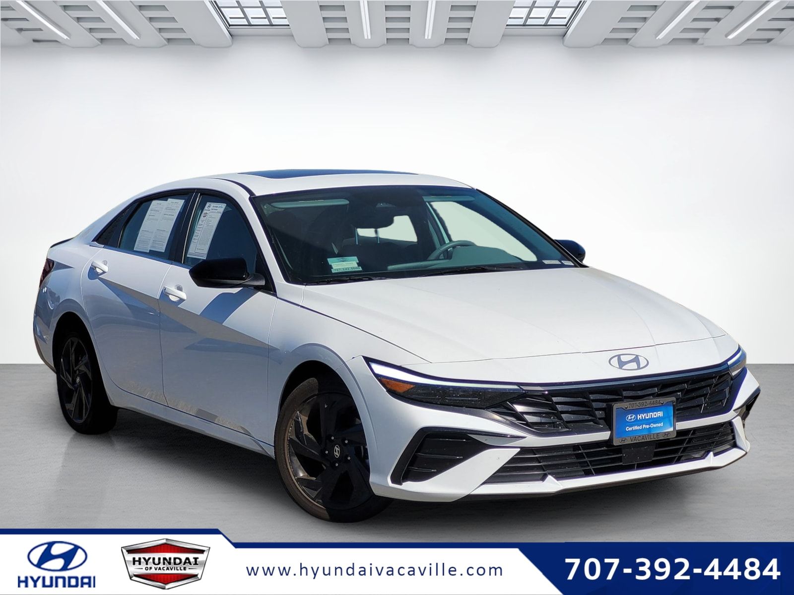 Serenity White 2026 Hyundai Elantra Sedan Front-Wheel Drive Continuously Variable Transmission