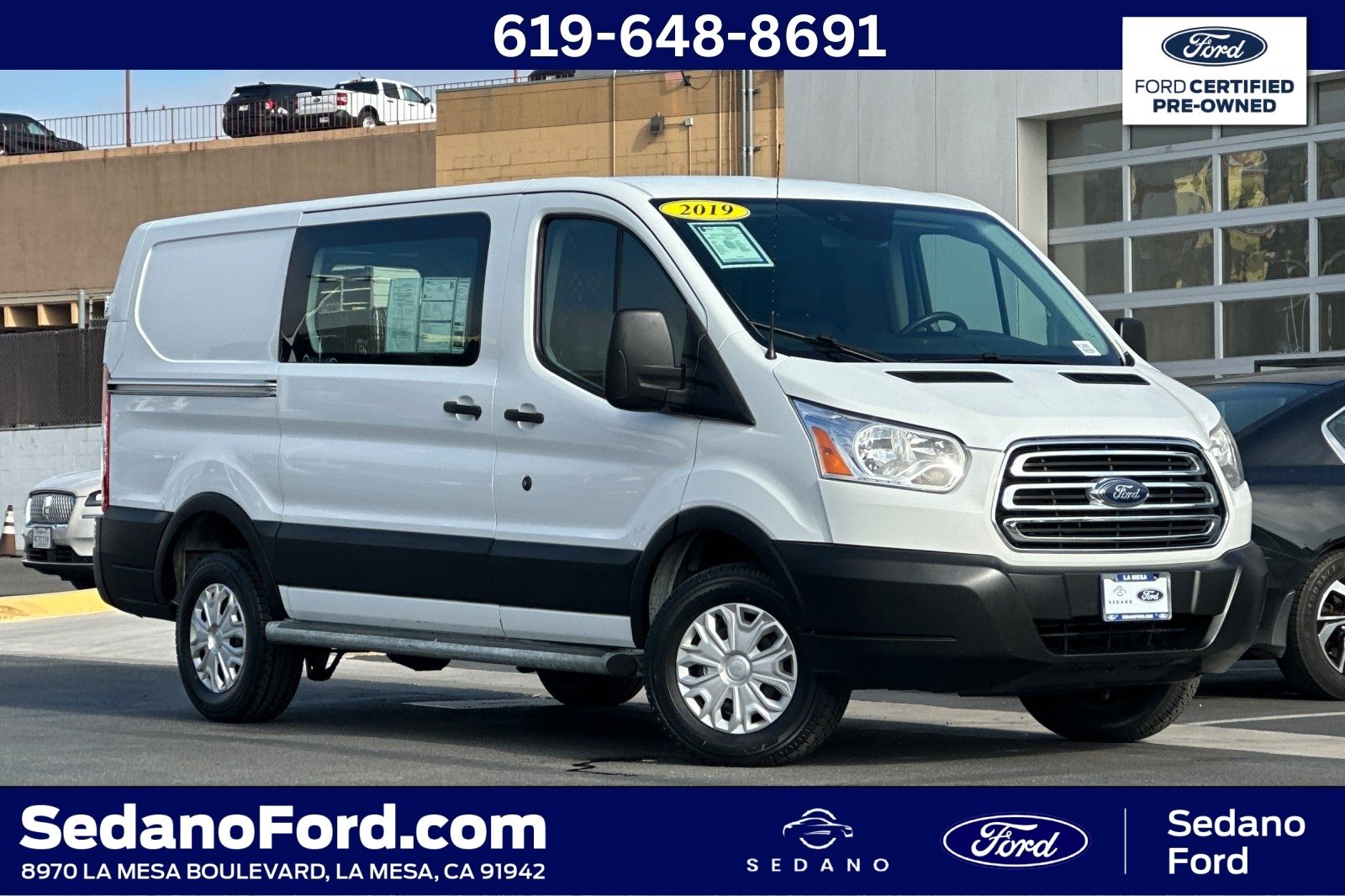 2019 Ford Transit Cargo 250 Low Roof RWD with Sliding Passenger-Side Door