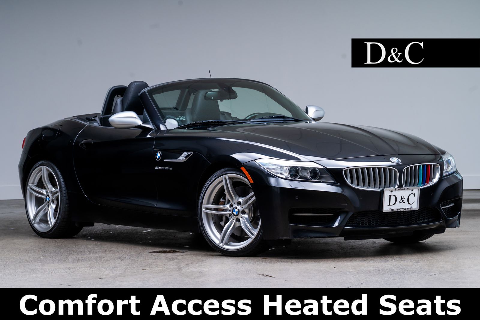 Black Sapphire Metallic 2015 BMW Z4 sDrive35is Roadster RWD Convertible Rear-Wheel Drive 7-Speed Manual