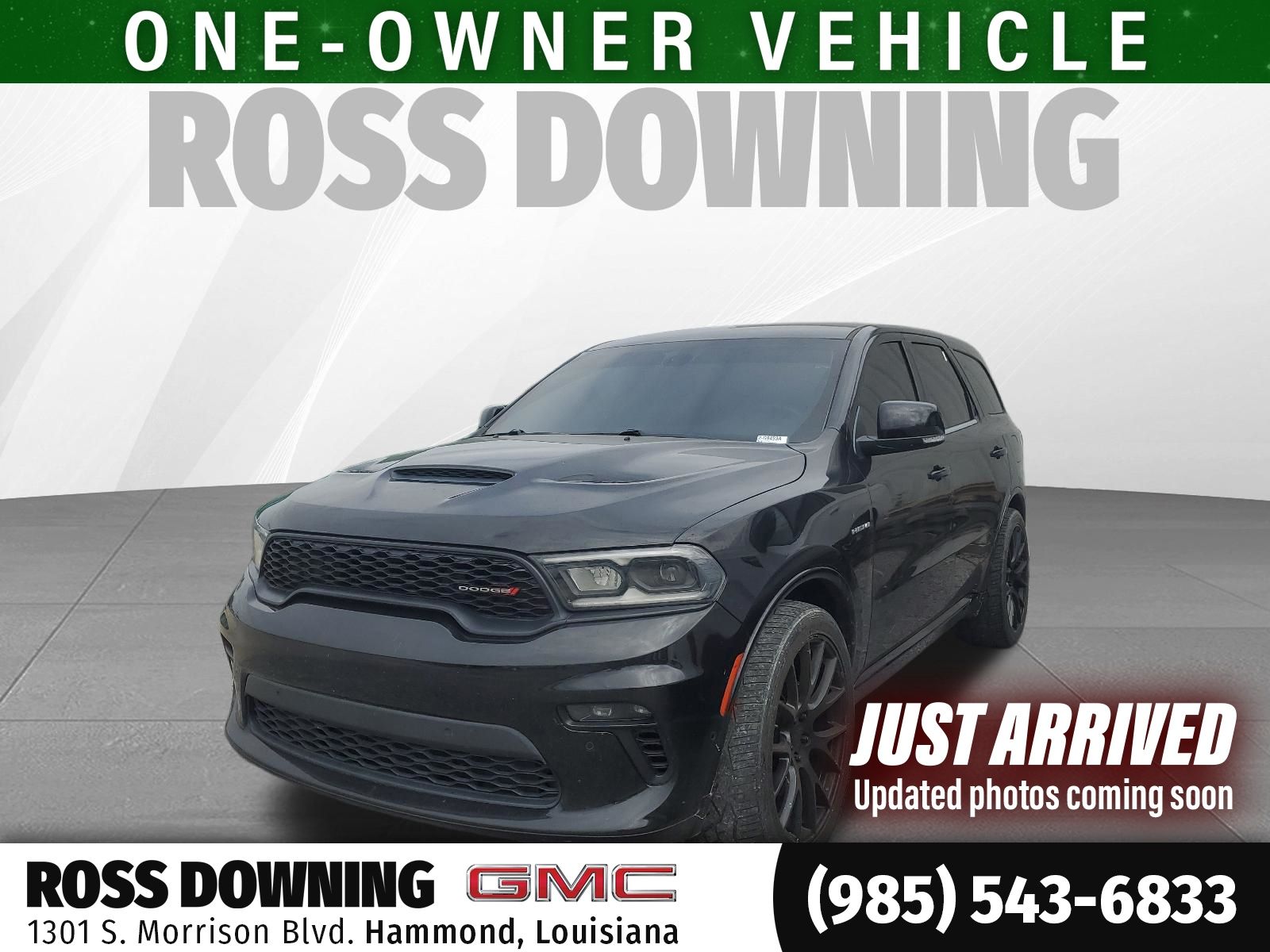 DB Black Crystal Clearcoat 2021 Dodge Durango R/T RWD SUV / Crossover Rear-Wheel Drive 8-Speed Automatic